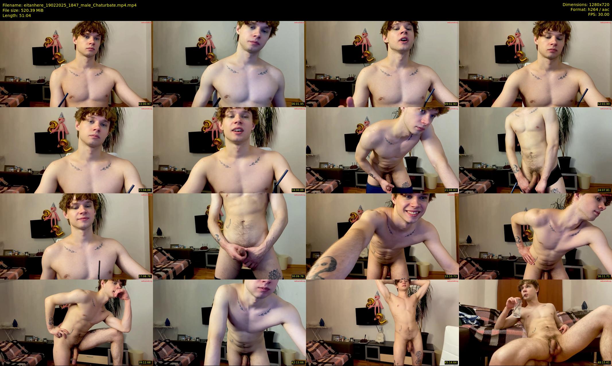 eitanhere — 52 minute Chaturbate male cam show recording, 720p, Feb 19, 2025