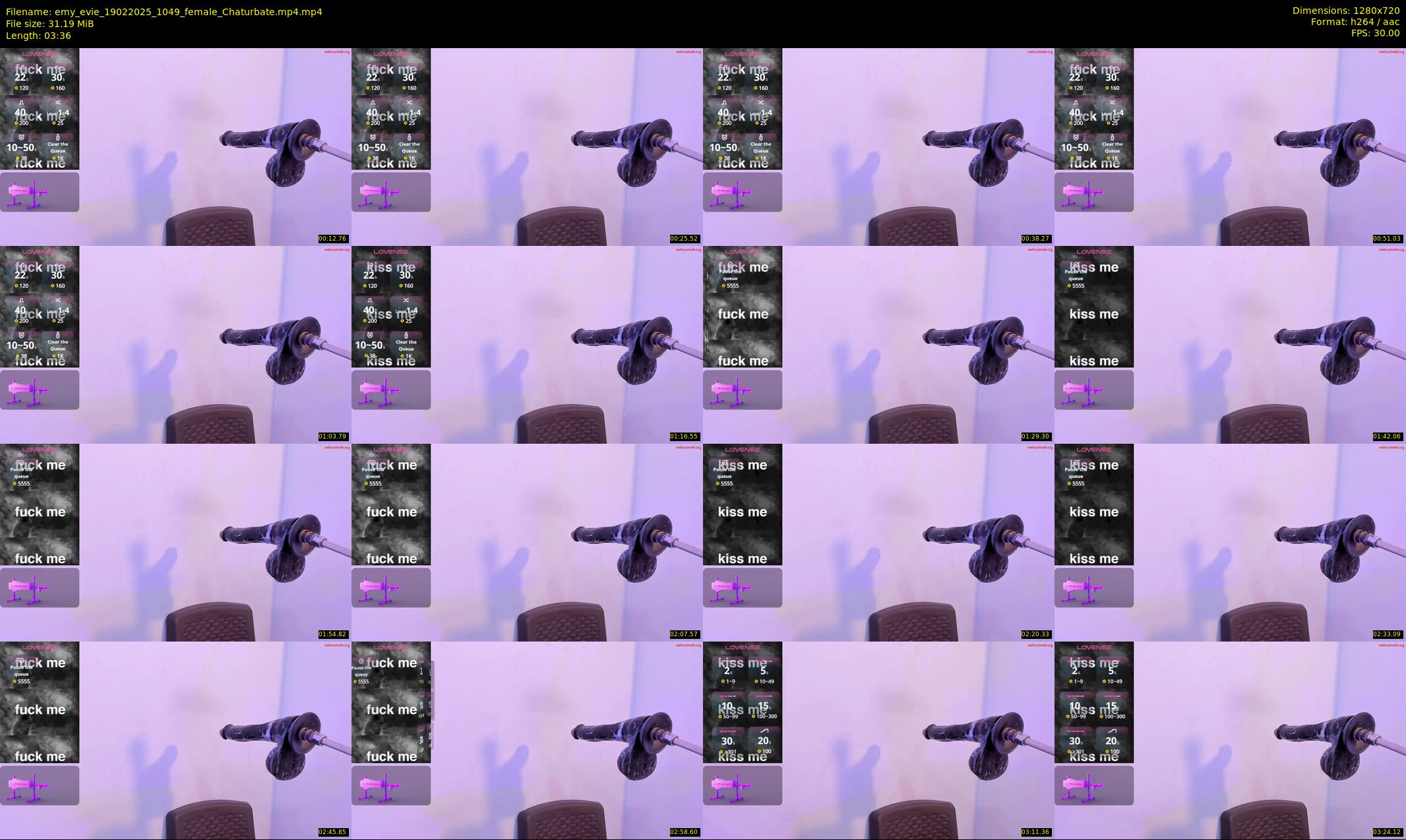 emy_evie — 4 minute Chaturbate female cam show recording, 720p, Feb 19, 2025