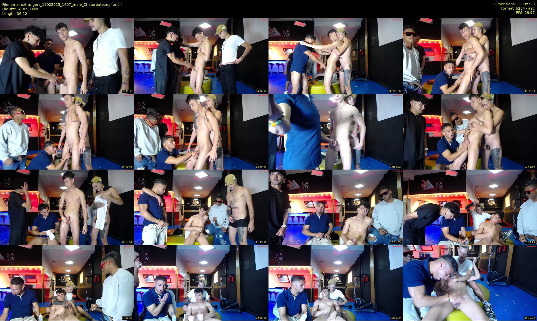 extrangers — 37 minute Chaturbate male cam show recording, 720p, Feb 19, 2025