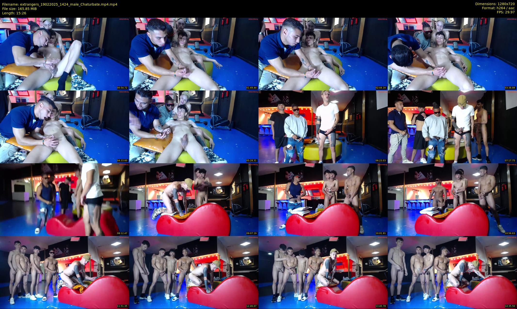 extrangers — 16 minute Chaturbate male cam show recording, 720p, Feb 19, 2025