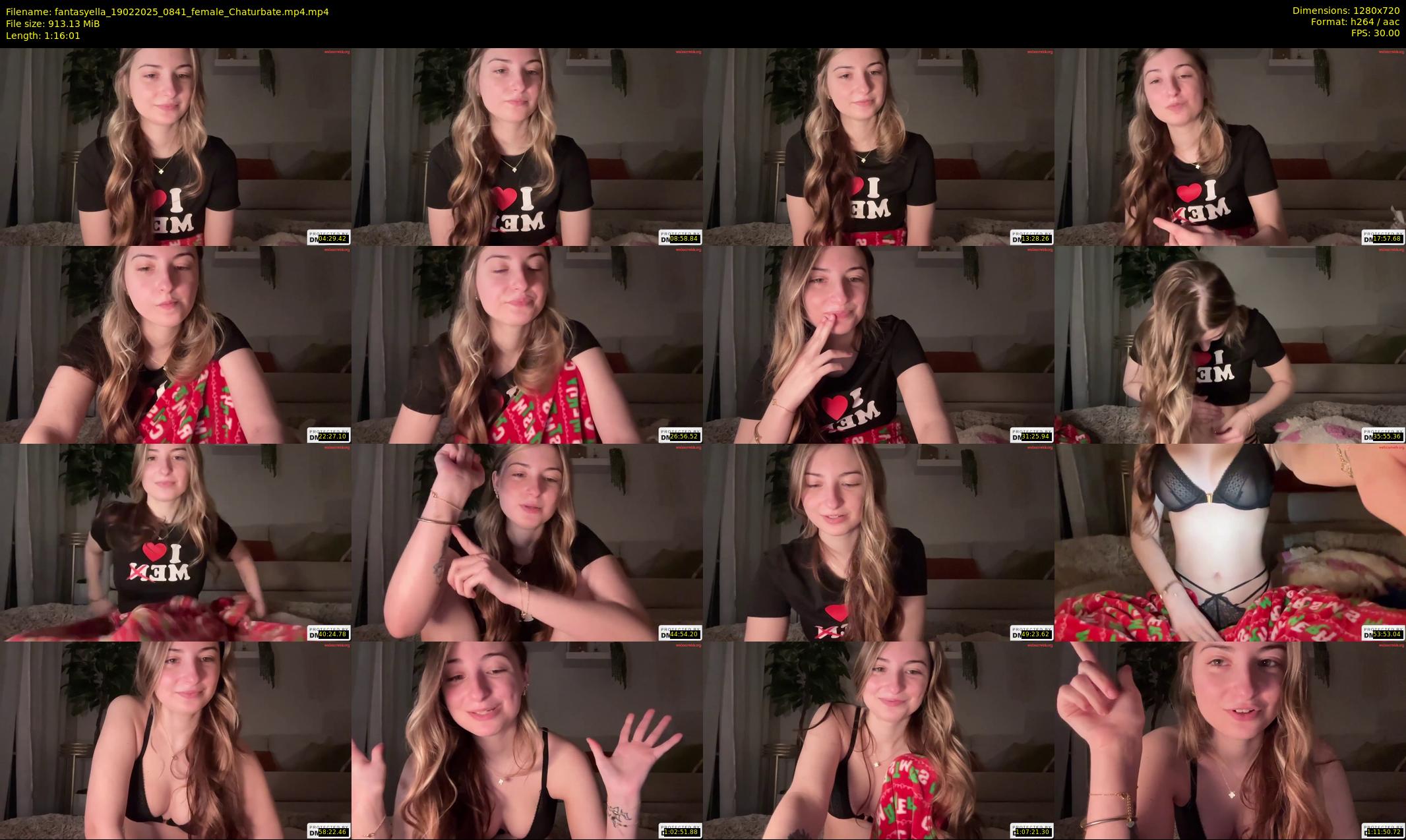 fantasyella — 77 minute Chaturbate female cam show recording, 720p, Feb 19, 2025
