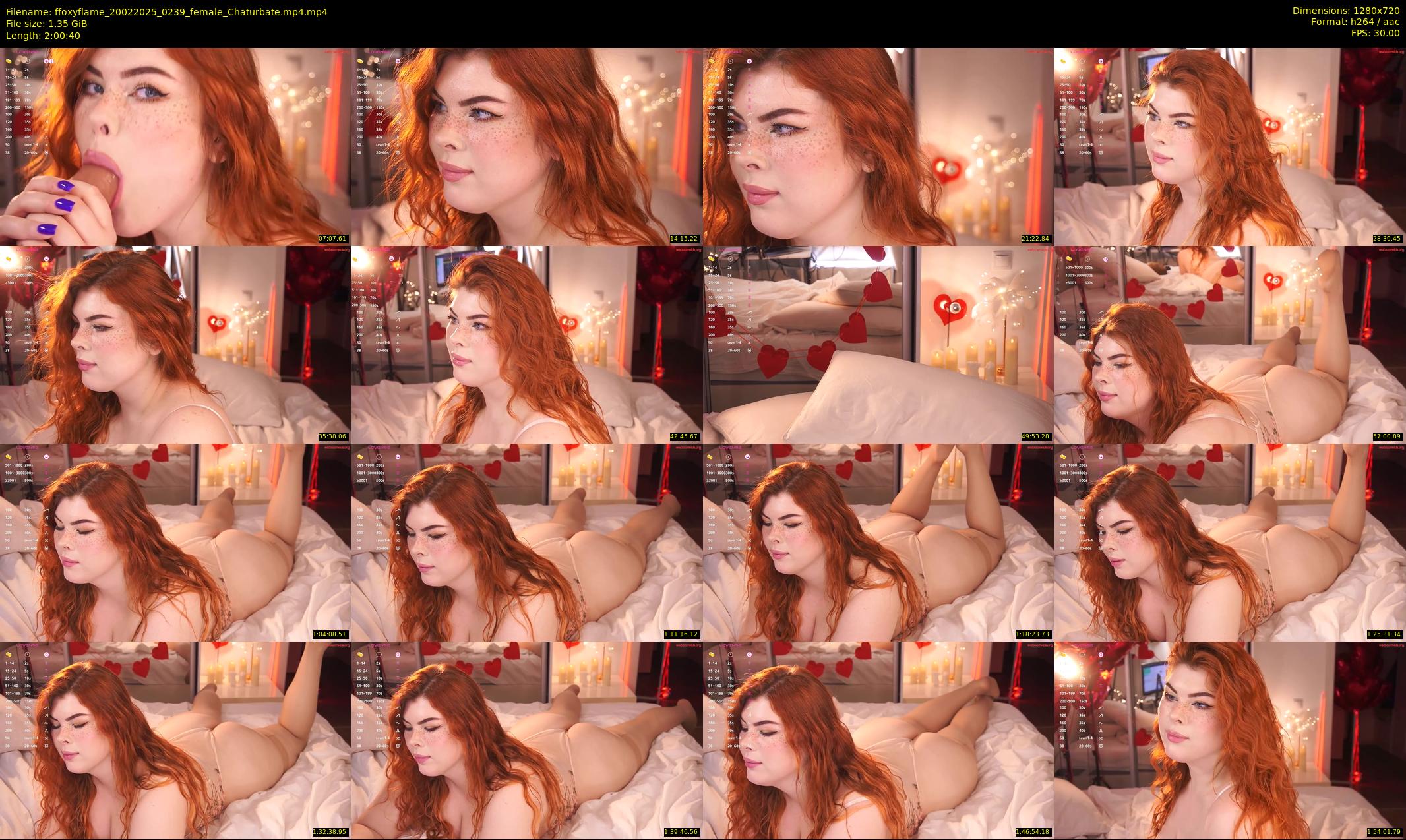 ffoxyflame — 121 minute Chaturbate female cam show recording, 720p, Feb 20, 2025