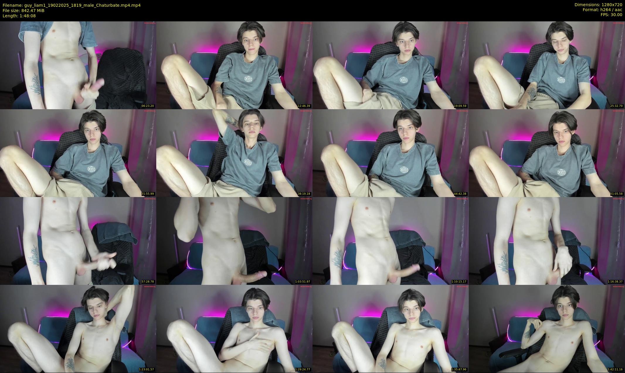 guy_liam1 — 109 minute Chaturbate male cam show recording, 720p, Feb 19, 2025