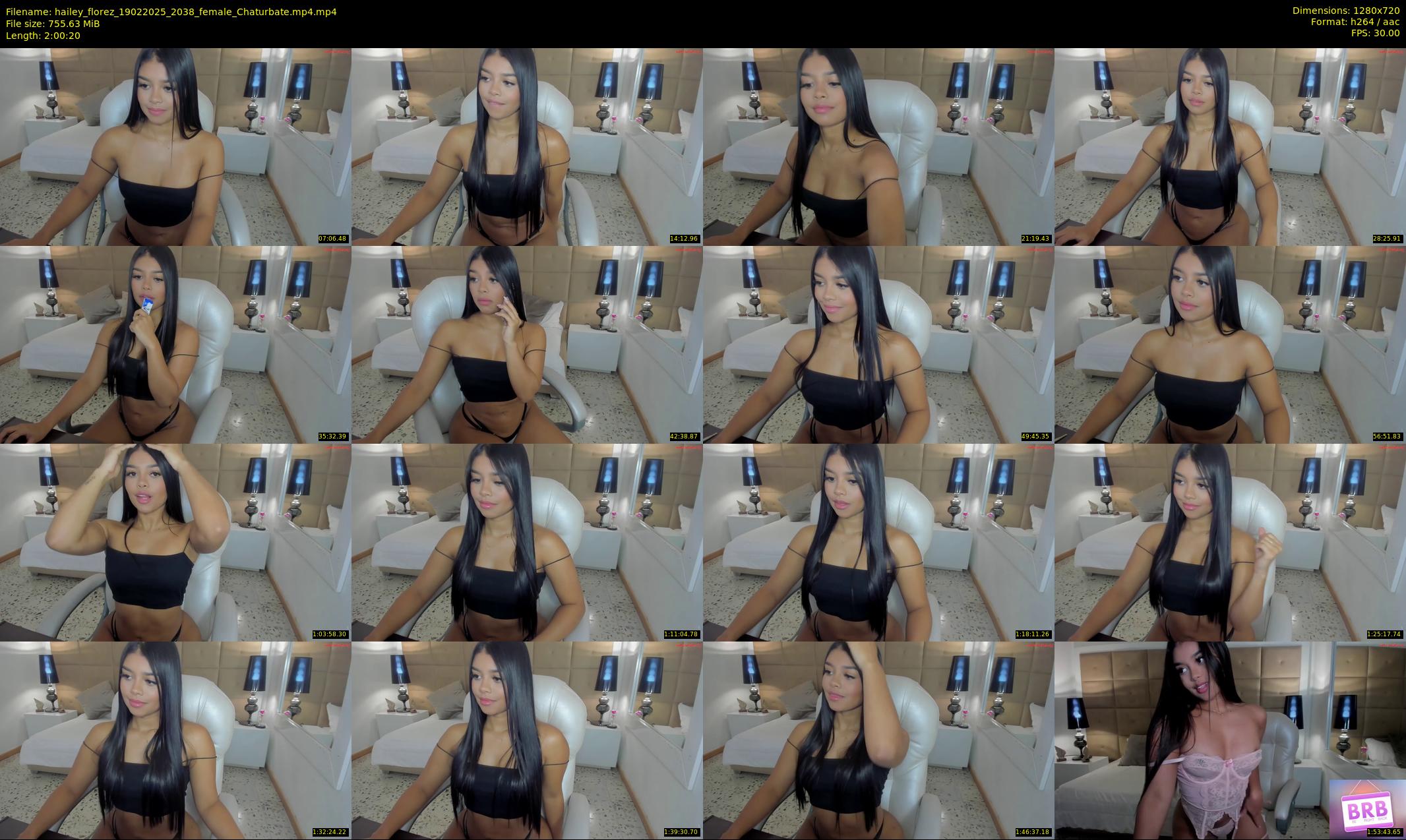 hailey_florez — 121 minute Chaturbate female cam show recording, 720p, Feb 19, 2025