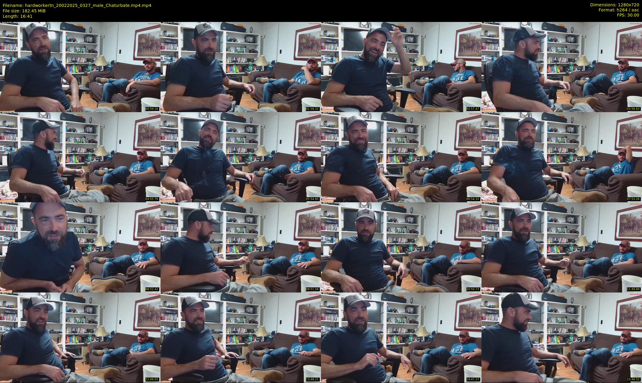hardworkertn — 17 minute Chaturbate male cam show recording, 720p, Feb 20, 2025