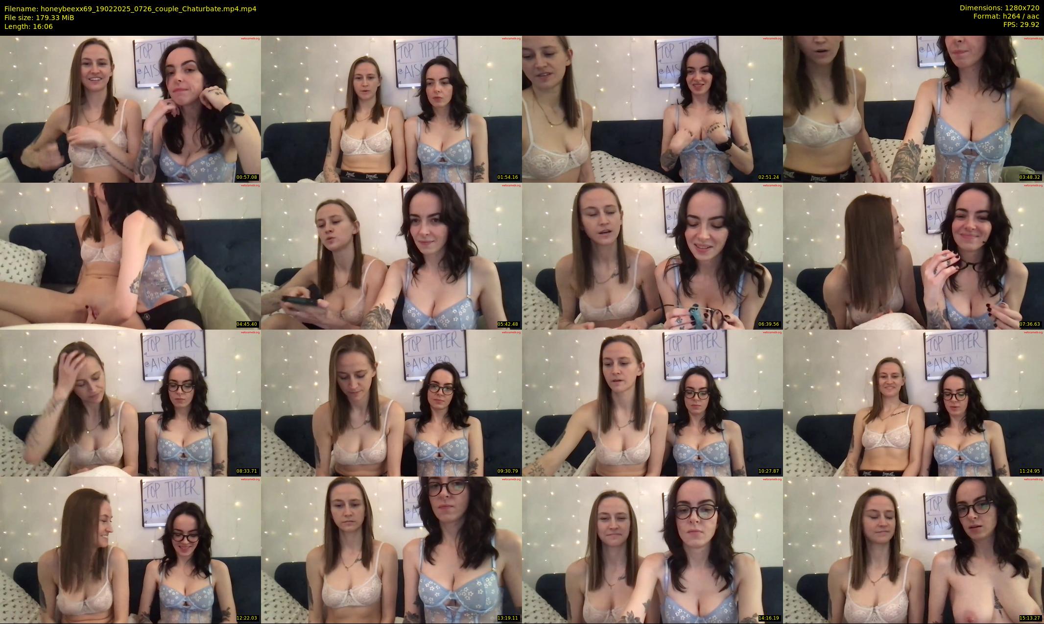 honeybeexx69 — 17 minute Chaturbate couple cam show recording, 720p, Feb 19, 2025