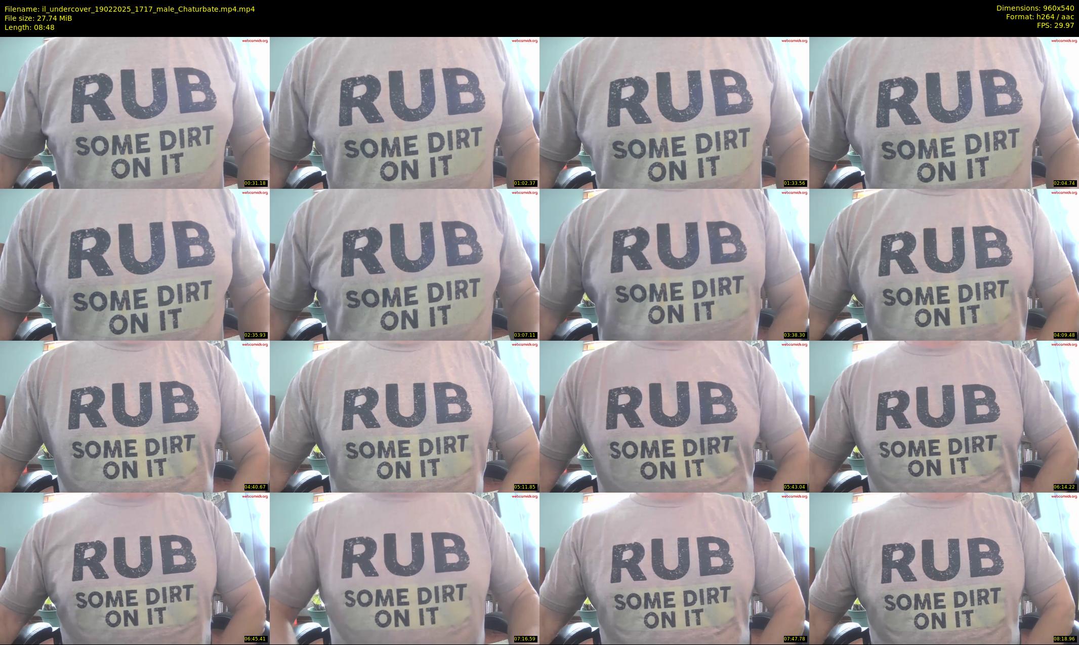 il_undercover — 9 minute Chaturbate male cam show recording, 480p, Feb 19, 2025