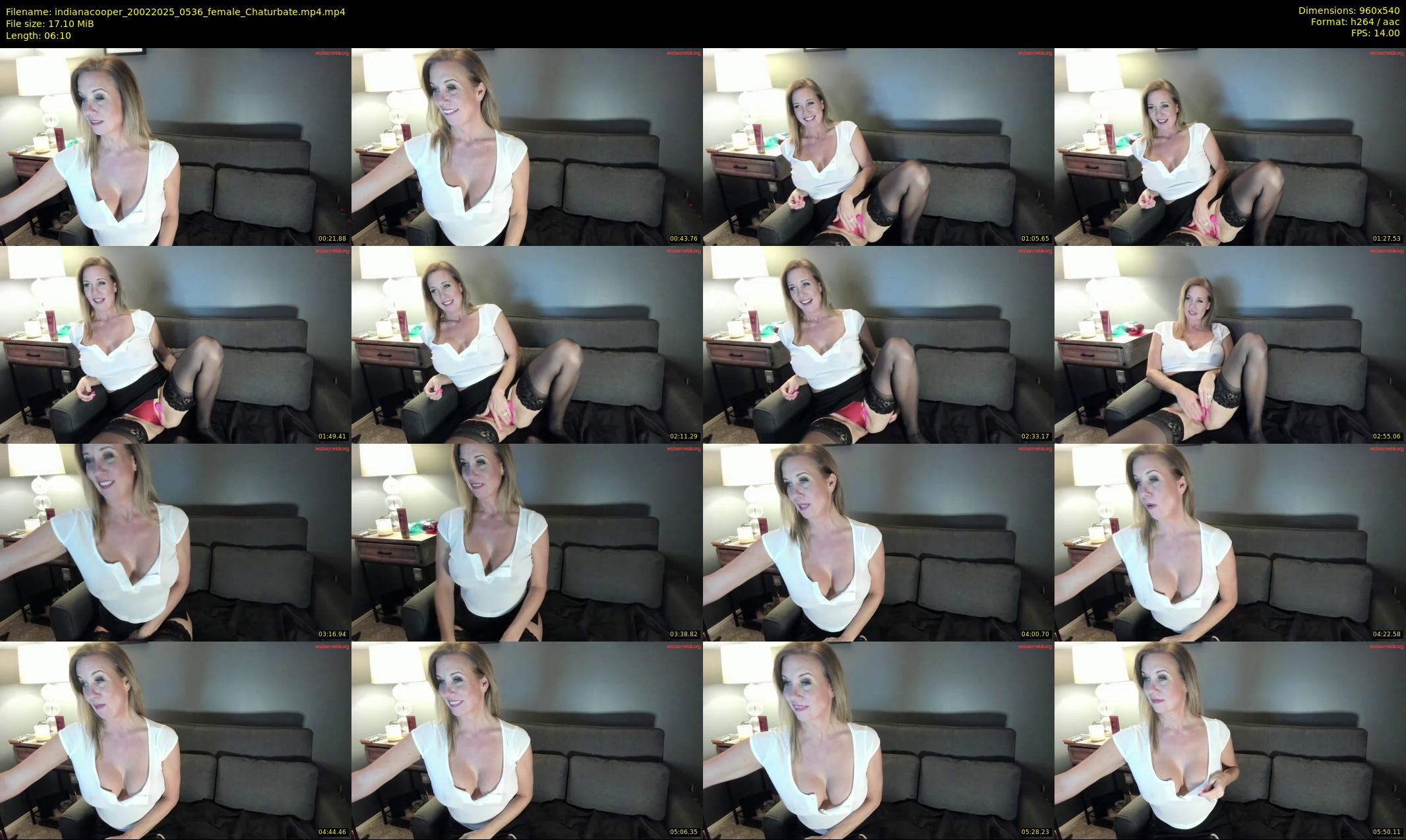 indianacooper — 7 minute Chaturbate female cam show recording, 480p, Feb 20, 2025