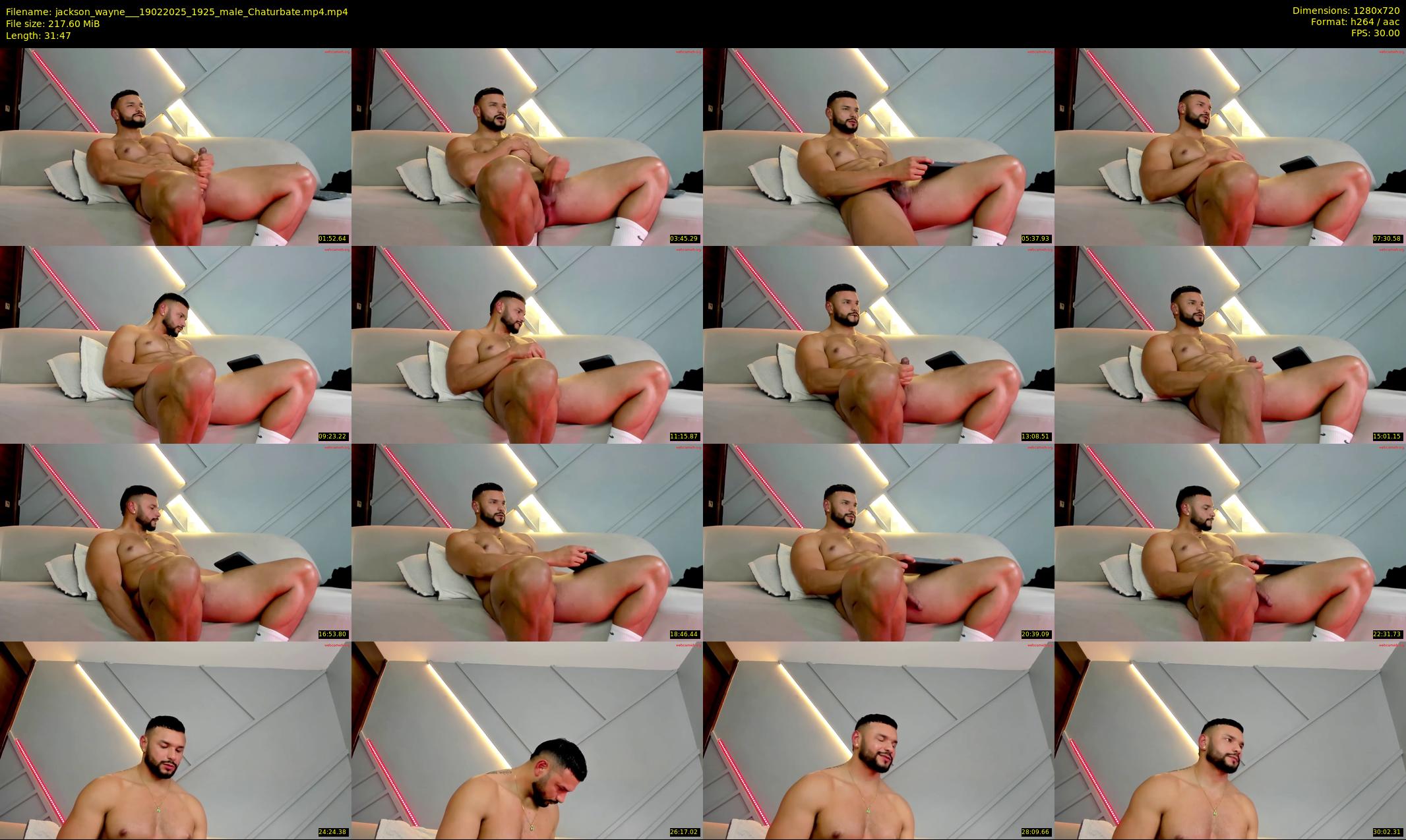 jackson_wayne__ — 32 minute Chaturbate male cam show recording, 720p, Feb 19, 2025