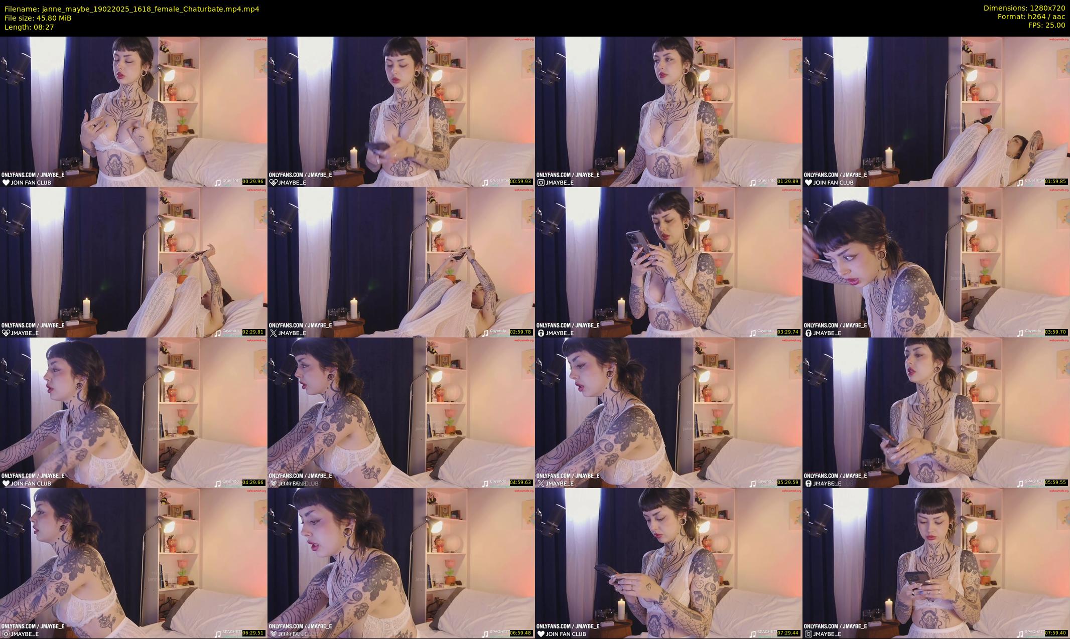 janne_maybe — 9 minute Chaturbate female cam show recording, 720p, Feb 19, 2025