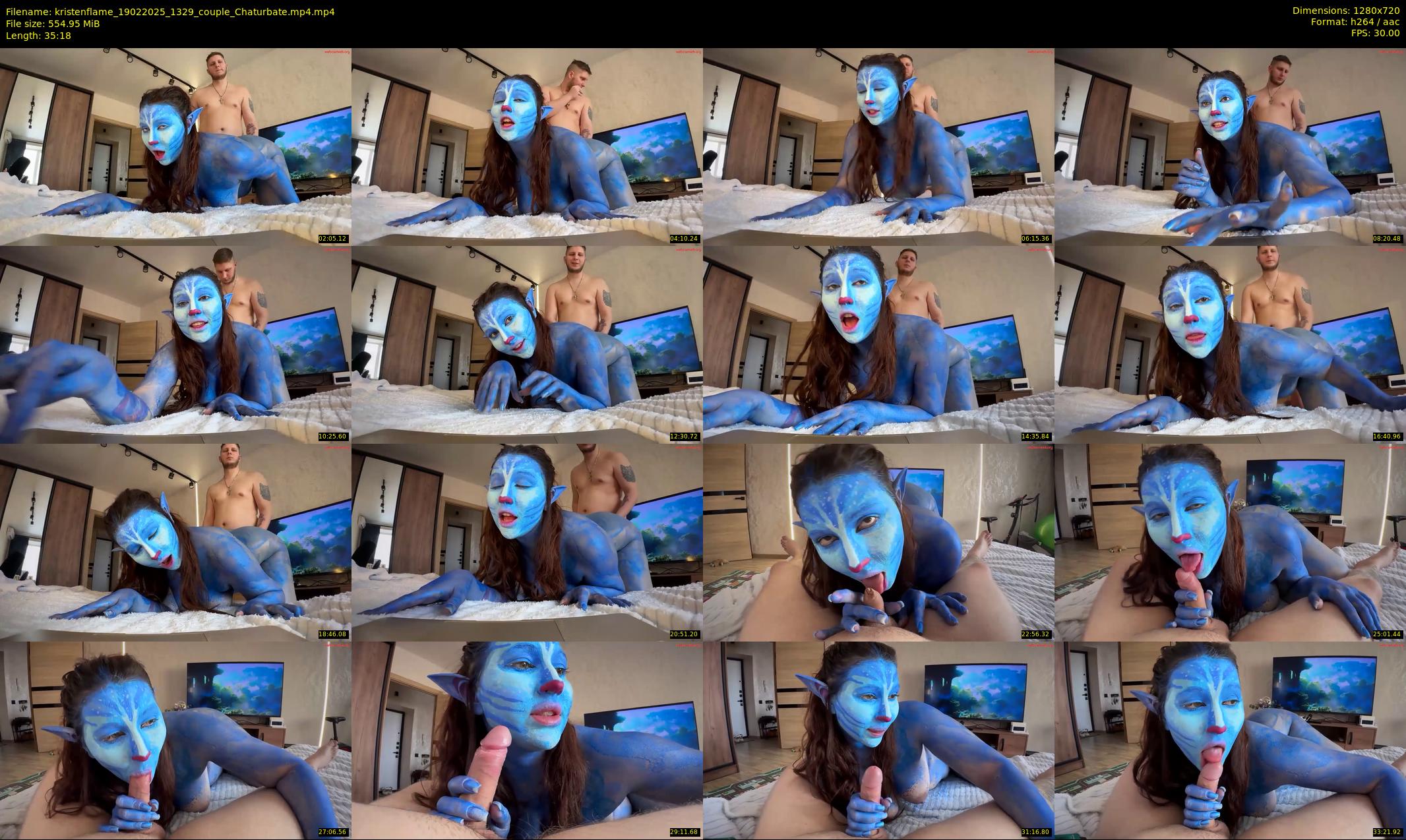 kristenflame — 36 minute Chaturbate couple cam show recording, 720p, Feb 19, 2025