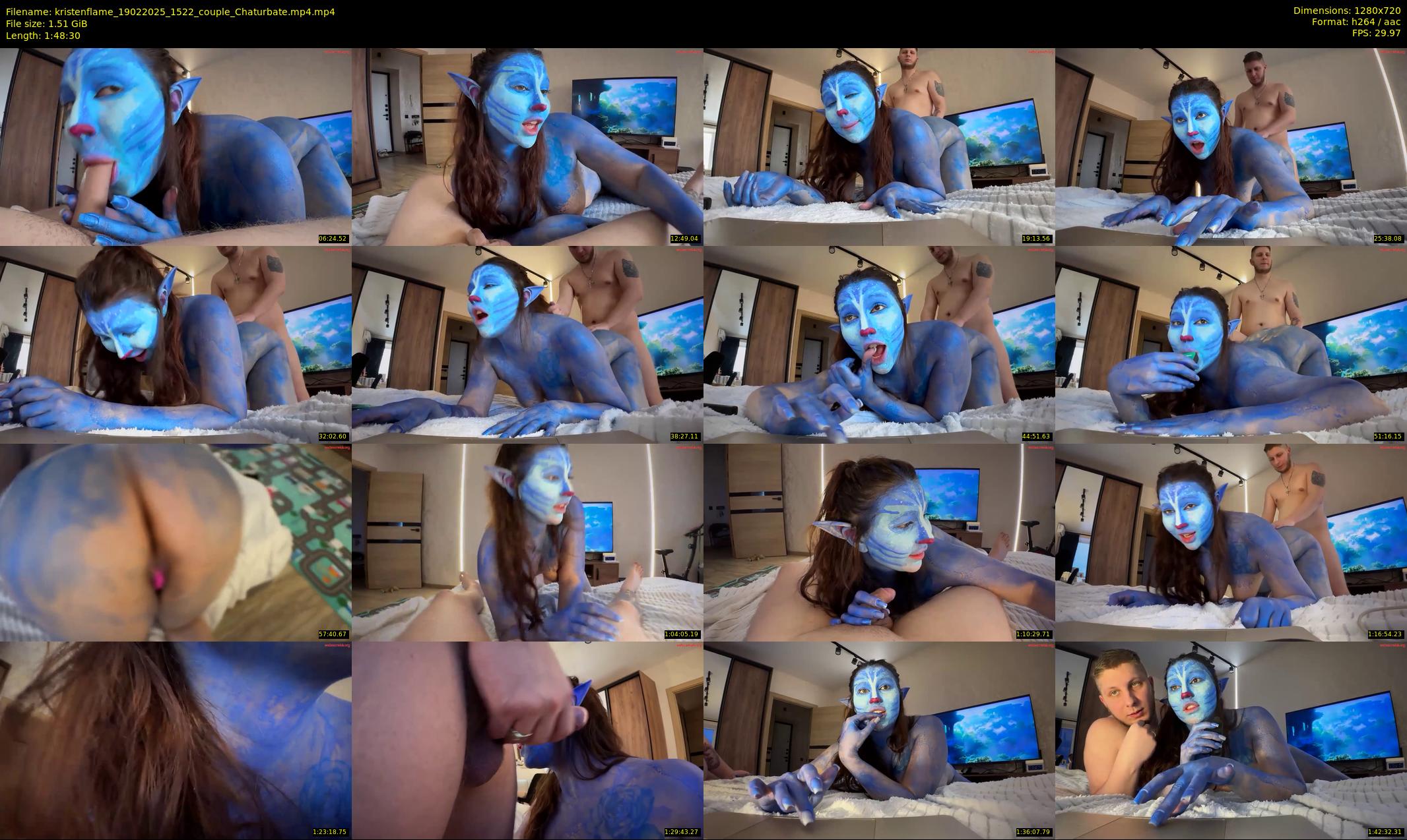 kristenflame — 109 minute Chaturbate couple cam show recording, 720p, Feb 19, 2025
