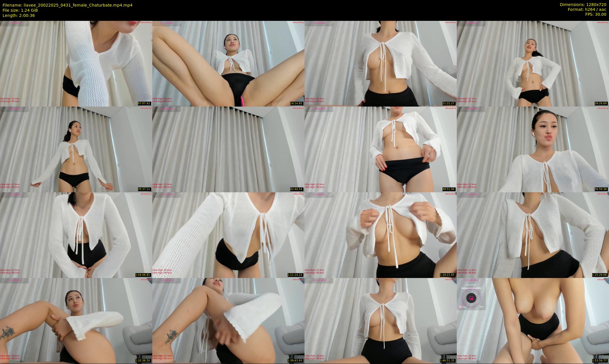 liavee — 121 minute Chaturbate female cam show recording, 720p, Feb 20, 2025