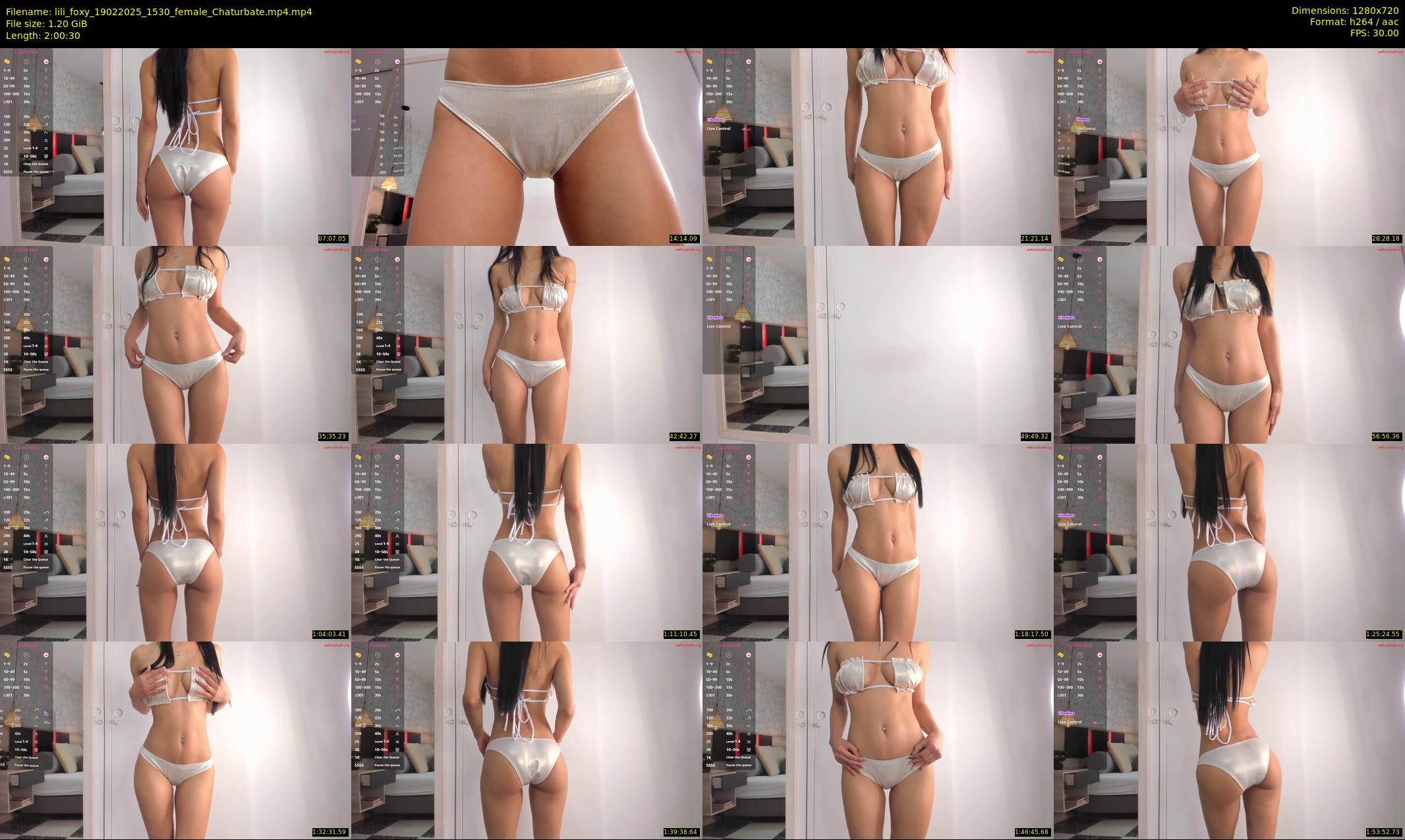 lili_foxy — 121 minute Chaturbate female cam show recording, 720p, Feb 19, 2025