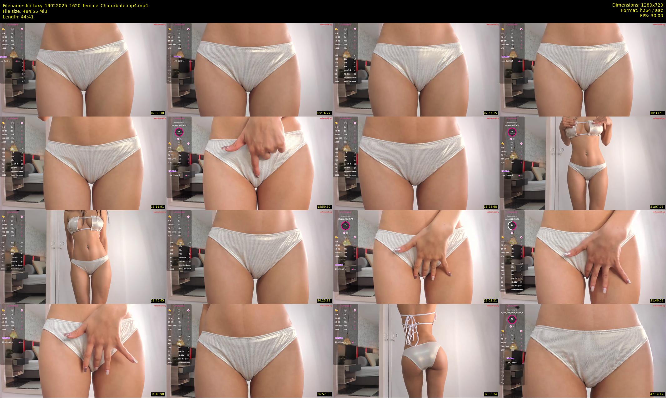 lili_foxy — 45 minute Chaturbate female cam show recording, 720p, Feb 19, 2025