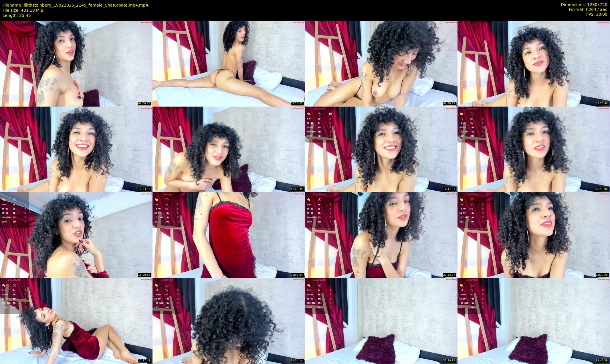 lilithsteinberg — 36 minute Chaturbate female cam show recording, 720p, Feb 19, 2025