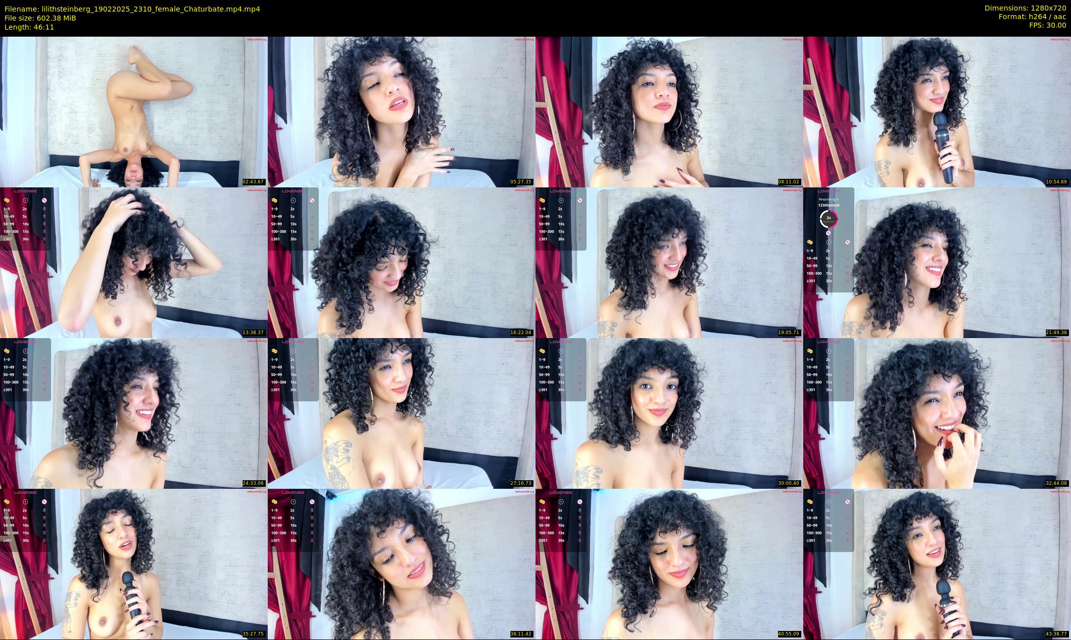 lilithsteinberg — 47 minute Chaturbate female cam show recording, 720p, Feb 19, 2025
