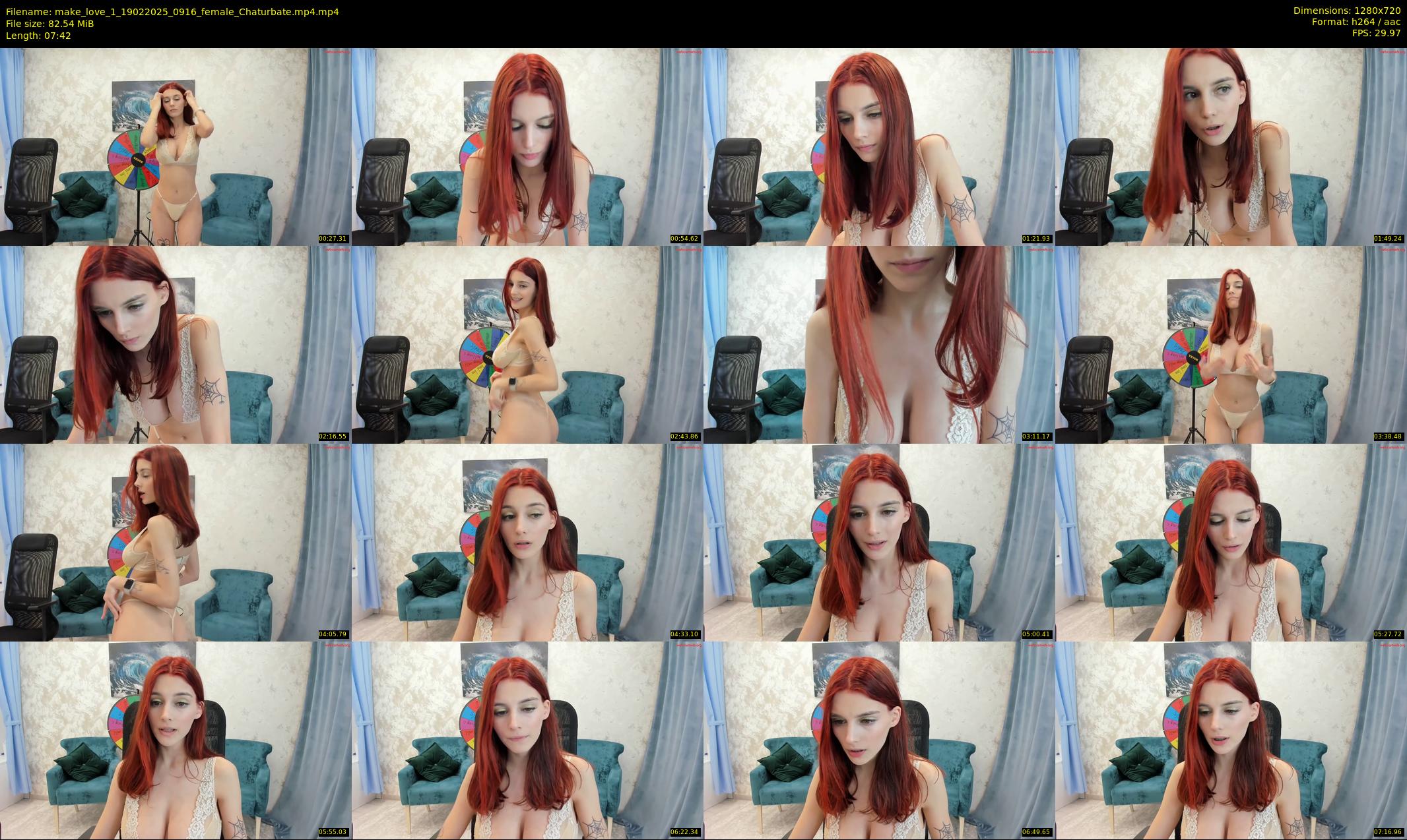 make_love_1 — 8 minute Chaturbate female cam show recording, 720p, Feb 19, 2025