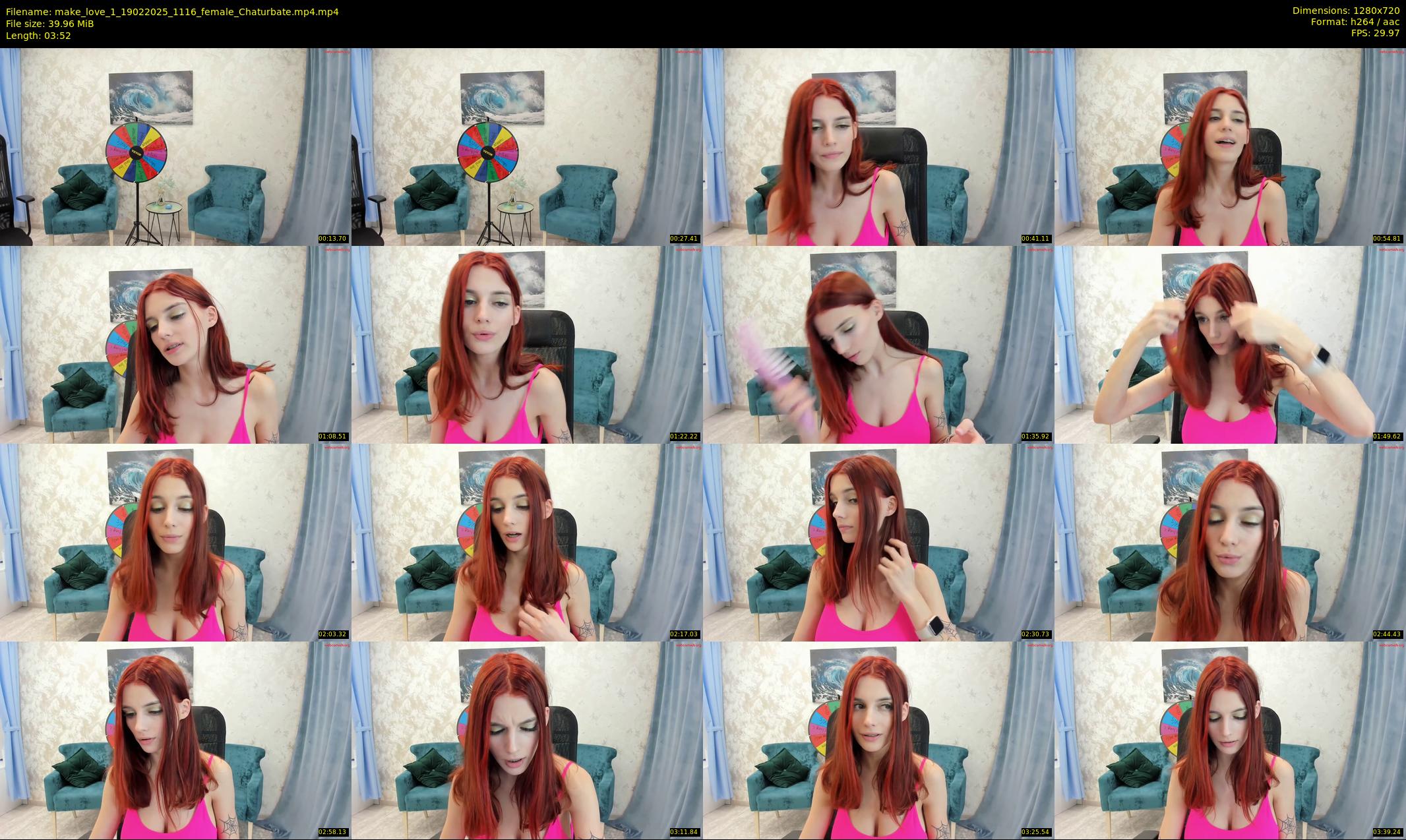 make_love_1 — 4 minute Chaturbate female cam show recording, 720p, Feb 19, 2025