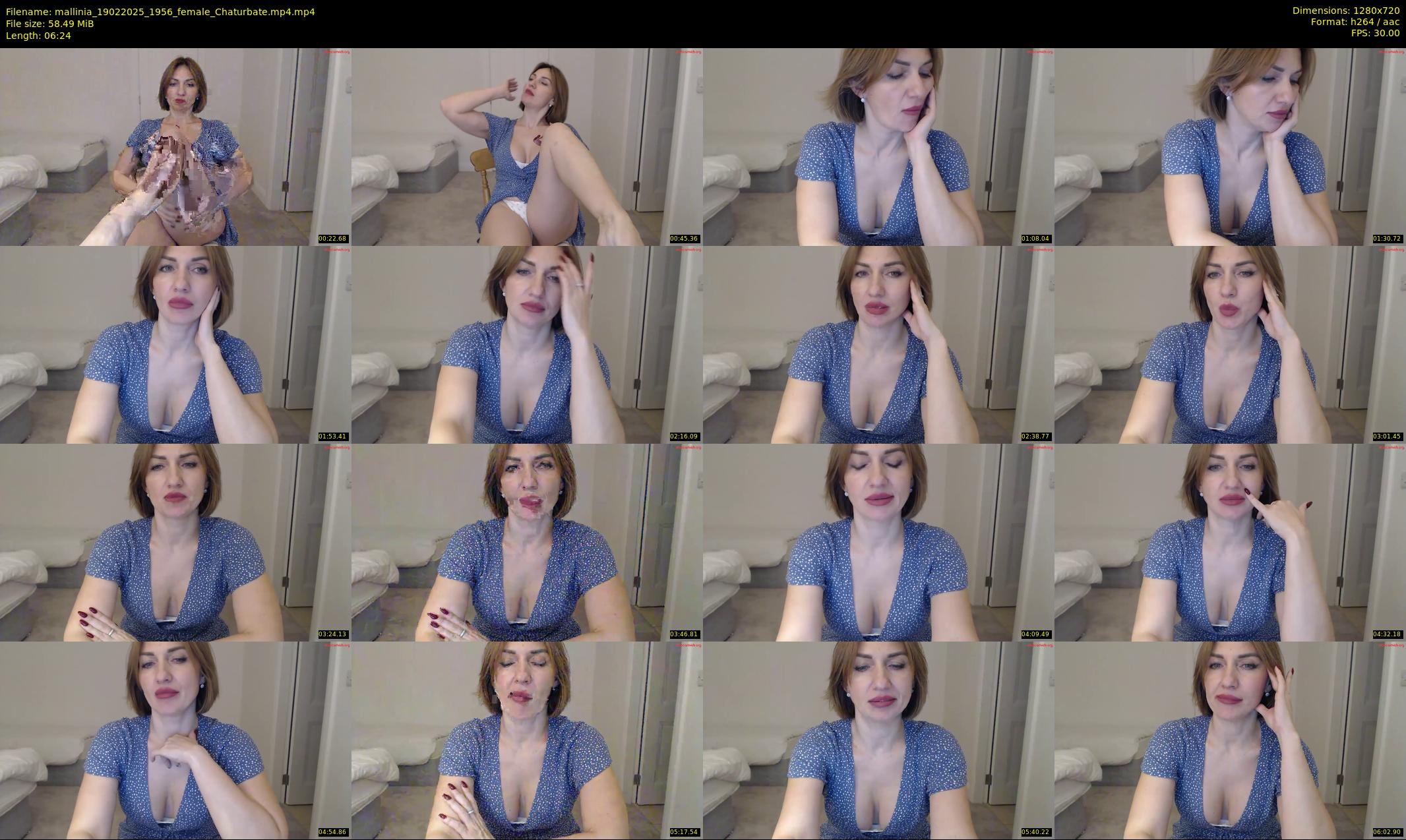 mallinia — 7 minute Chaturbate female cam show recording, 720p, Feb 19, 2025
