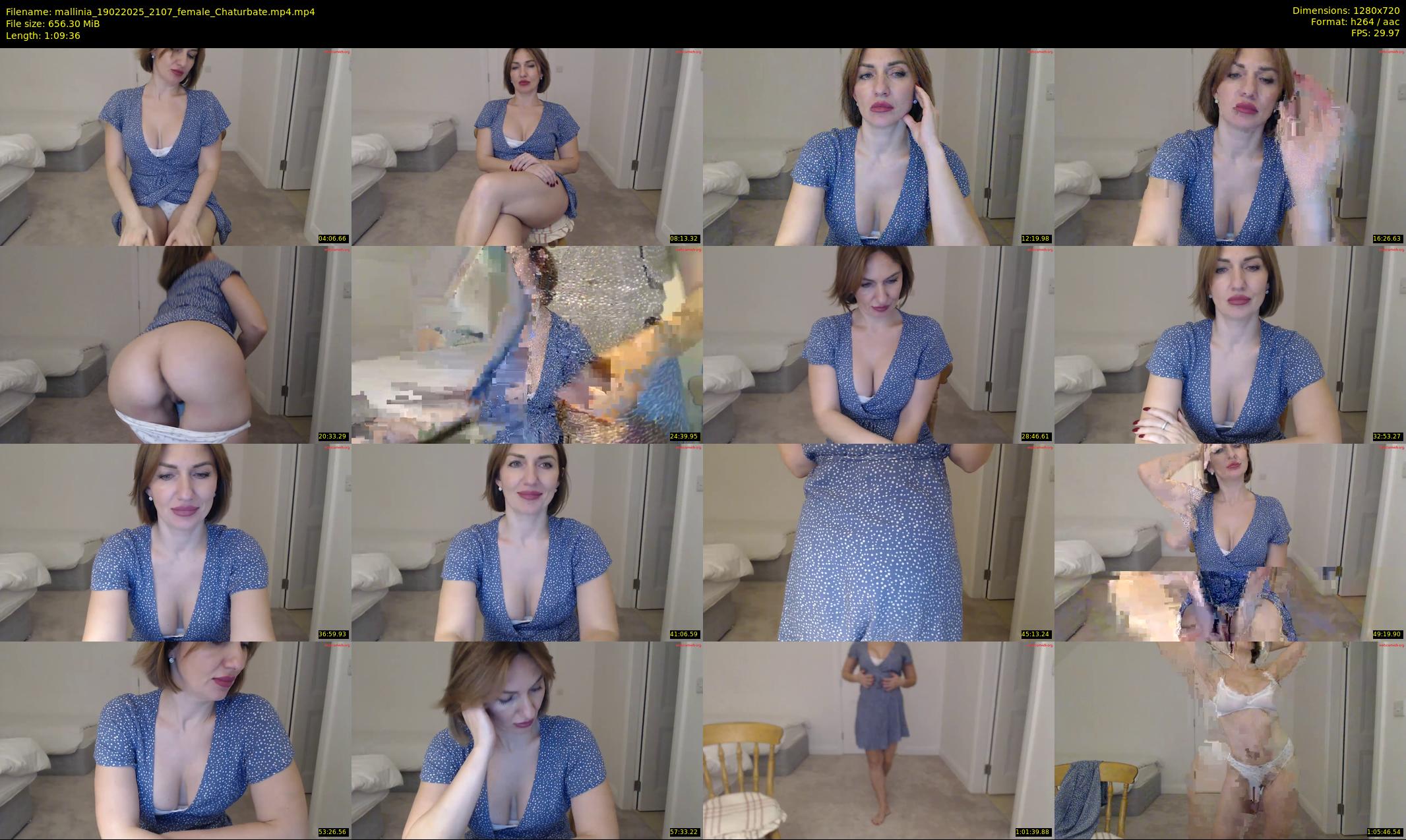 mallinia — 70 minute Chaturbate female cam show recording, 720p, Feb 19, 2025