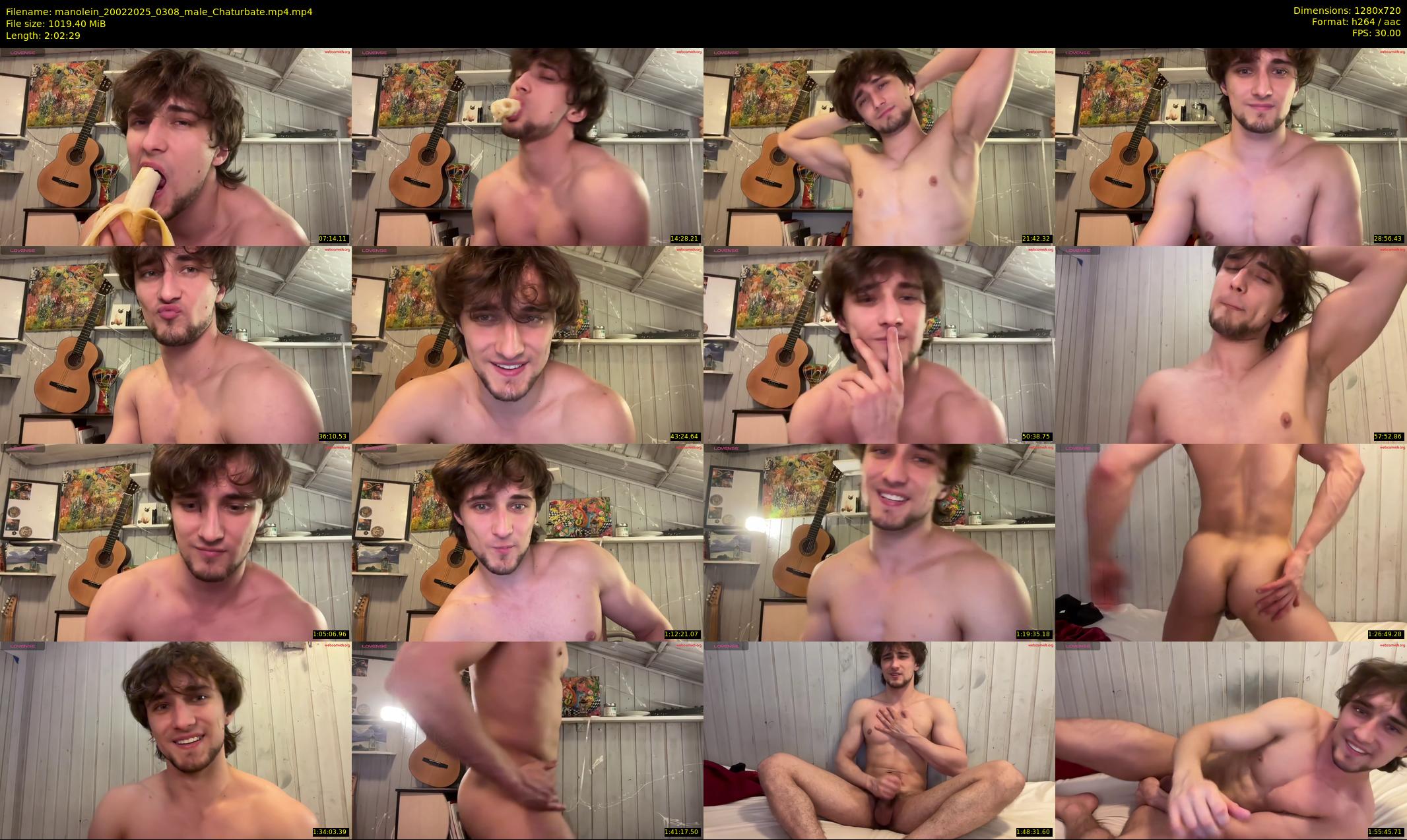 manolein — 123 minute Chaturbate male cam show recording, 720p, Feb 20, 2025