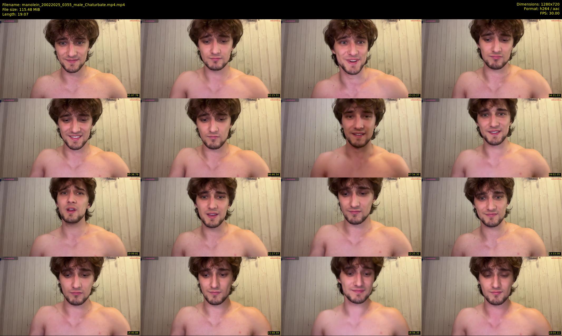 manolein — 20 minute Chaturbate male cam show recording, 720p, Feb 20, 2025
