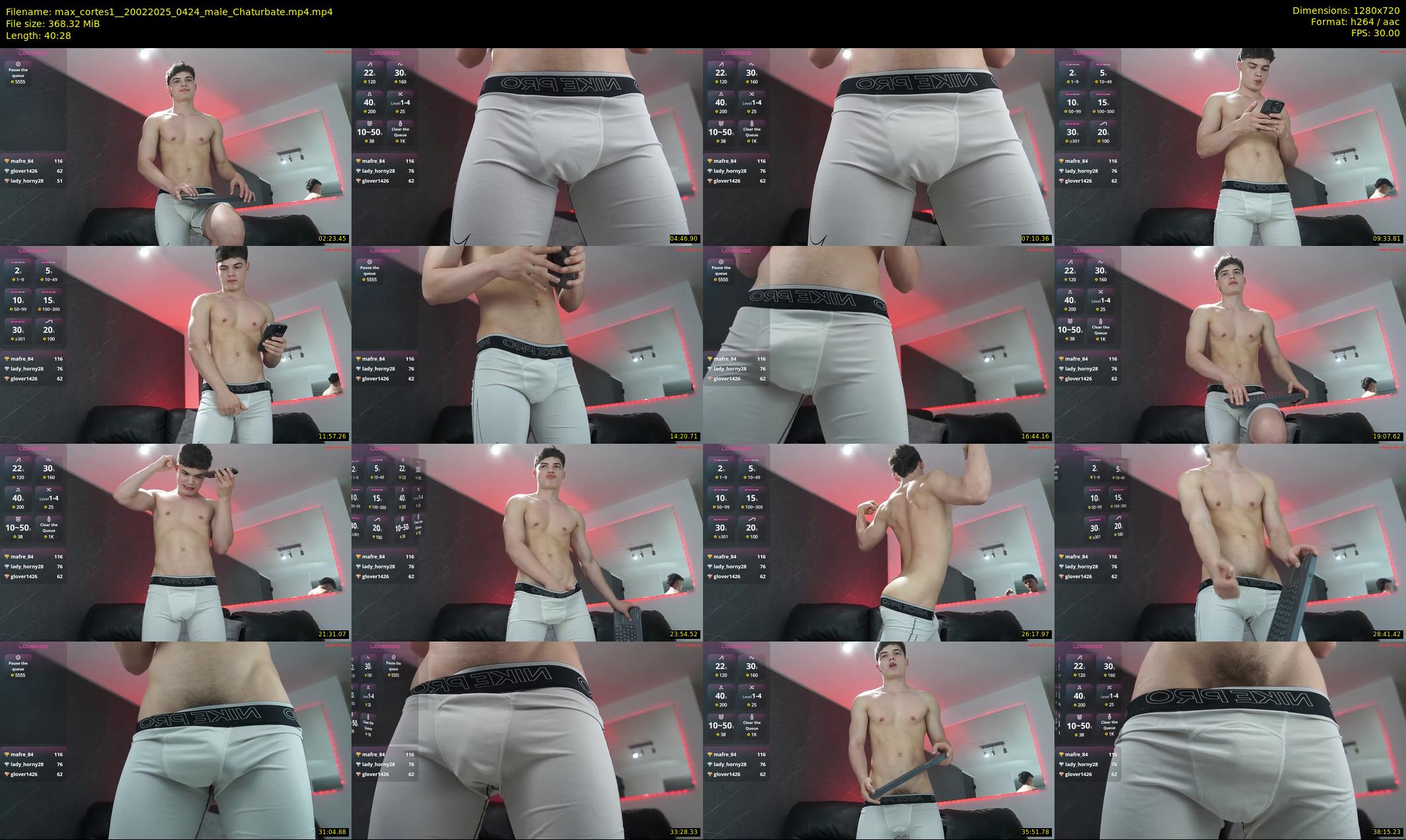 max_cortes1_ — 41 minute Chaturbate male cam show recording, 720p, Feb 20, 2025