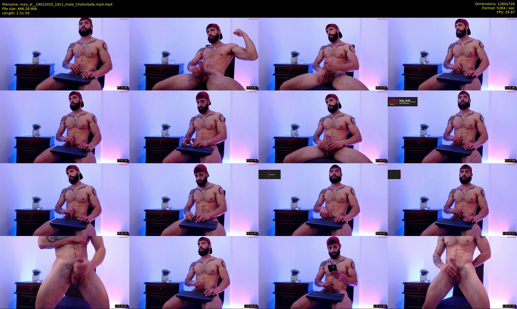 max_xl_ — 92 minute Chaturbate male cam show recording, 720p, Feb 19, 2025