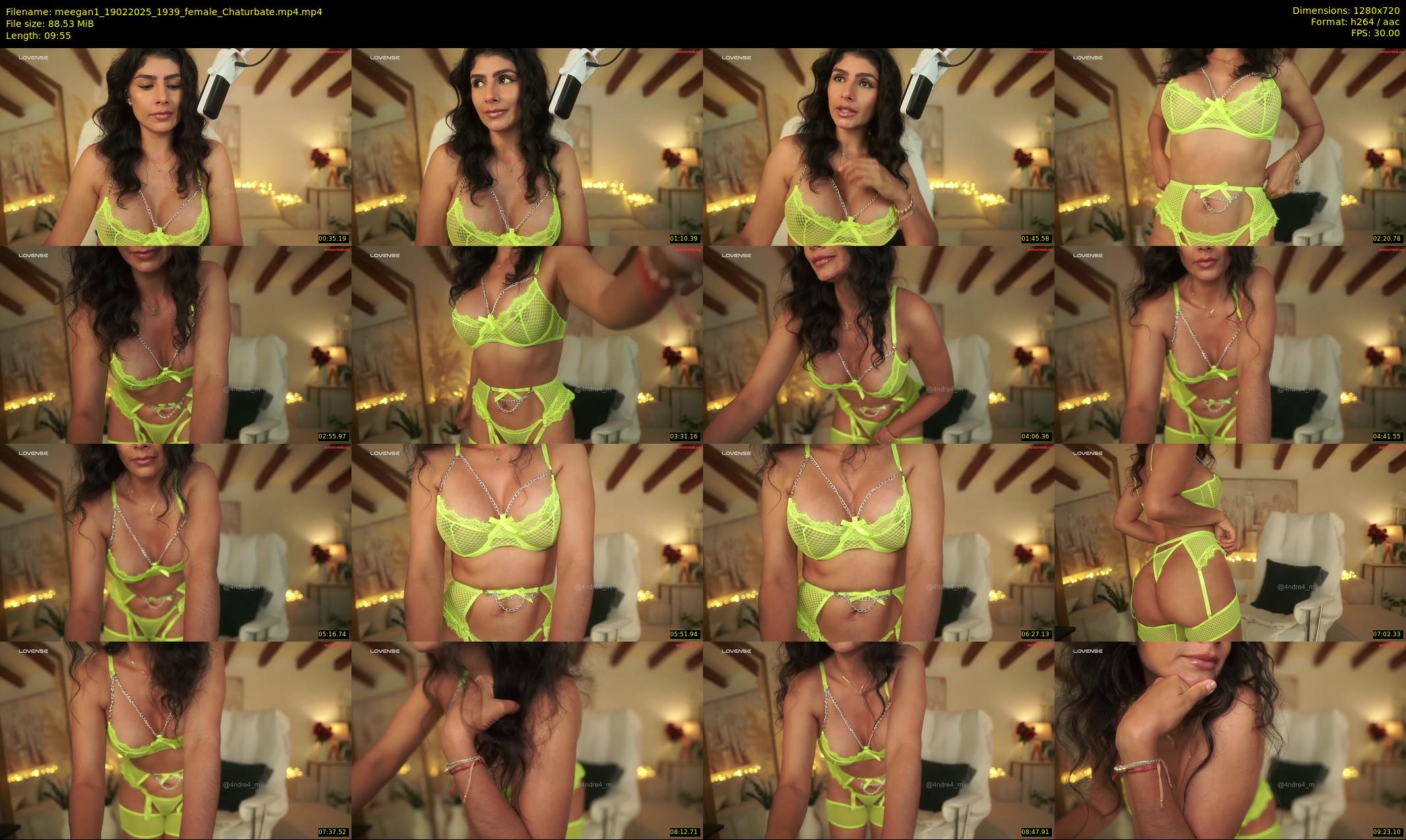 meegan1 — 10 minute Chaturbate female cam show recording, 720p, Feb 19, 2025