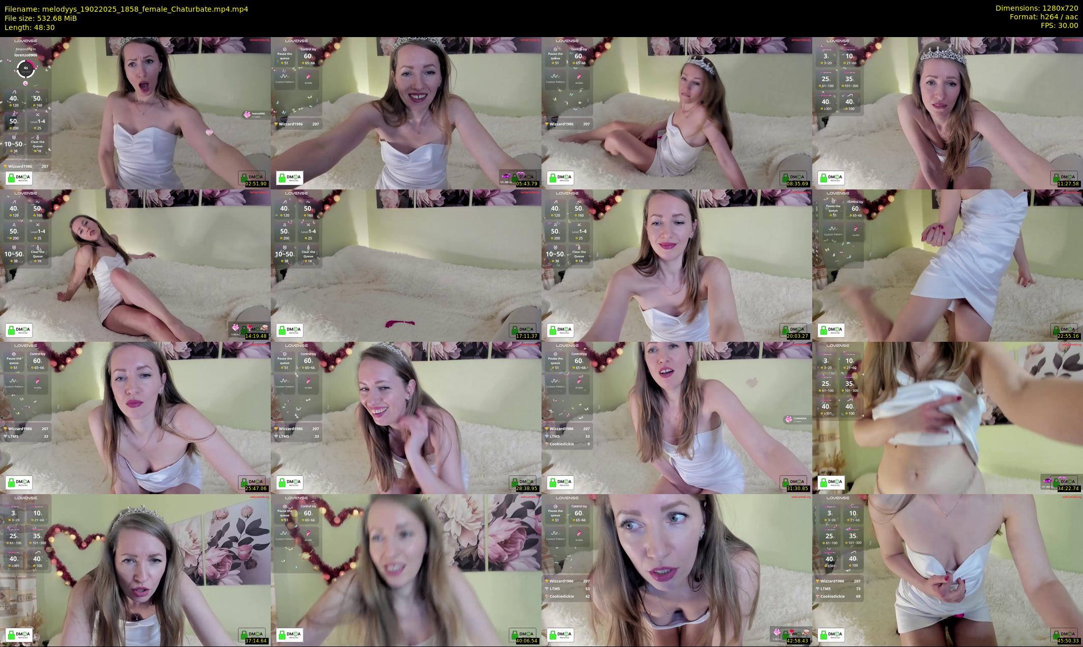 melodyys — 49 minute Chaturbate female cam show recording, 720p, Feb 19, 2025