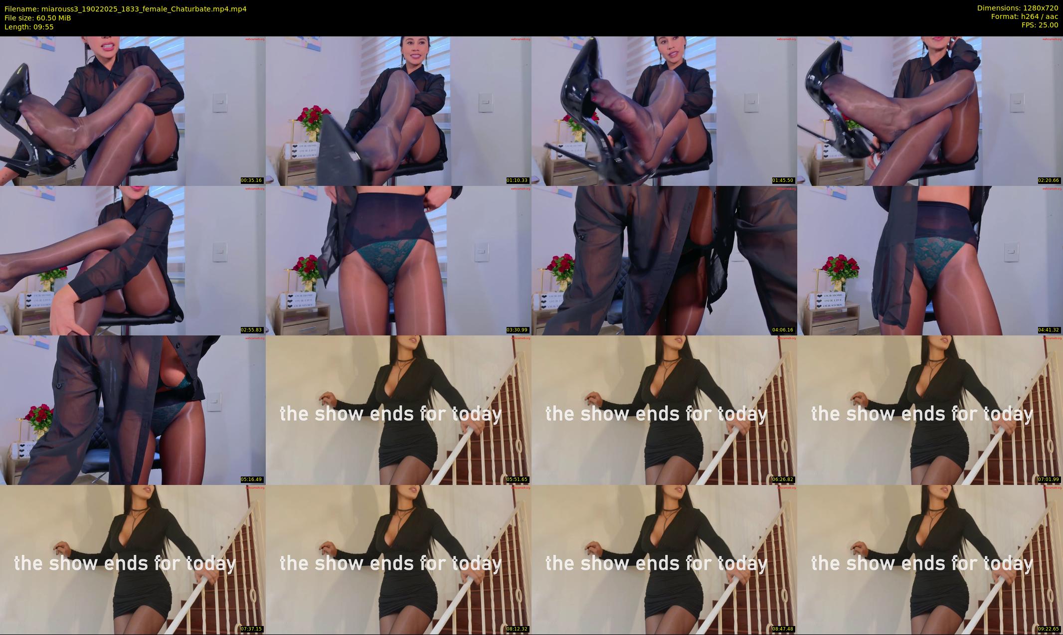 miarouss3 — 10 minute Chaturbate female cam show recording, 720p, Feb 19, 2025