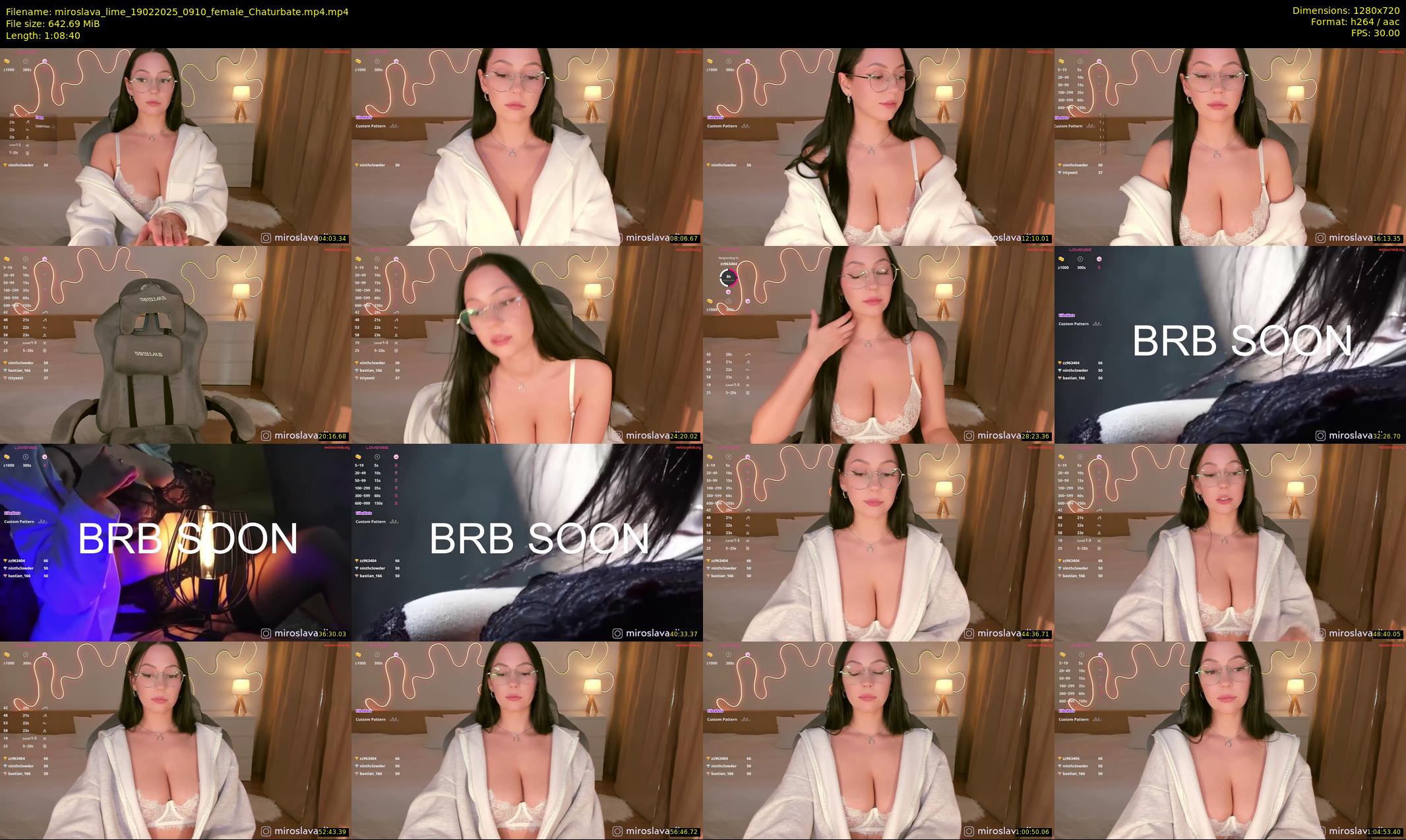 miroslava_lime — 69 minute Chaturbate female cam show recording, 720p, Feb 19, 2025