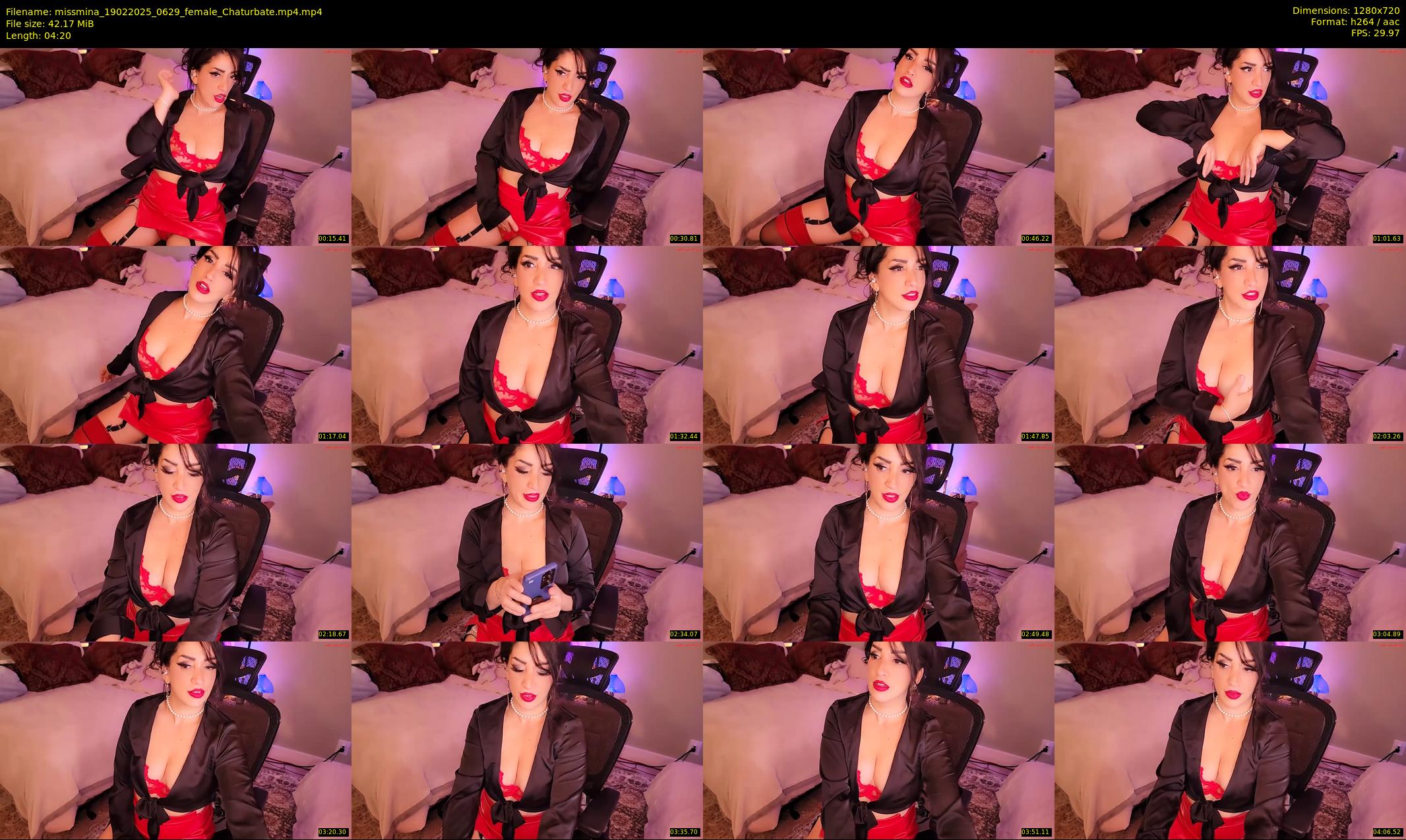missmina — 5 minute Chaturbate female cam show recording, 720p, Feb 19, 2025