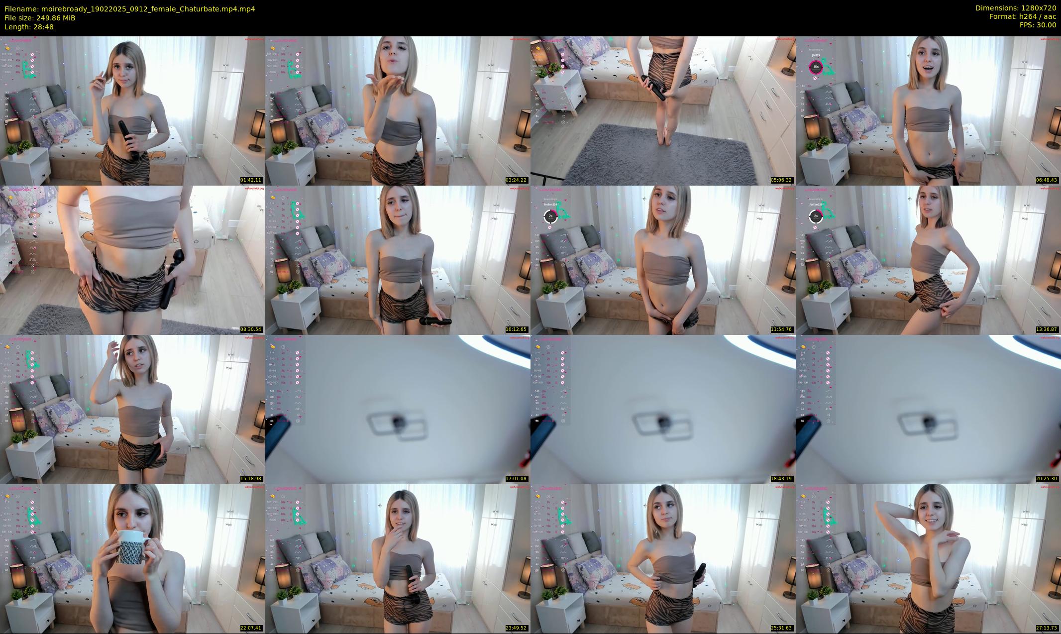 moirebroady — 29 minute Chaturbate female cam show recording, 720p, Feb 19, 2025