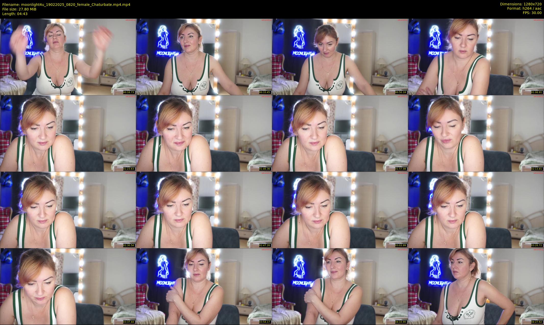 moonlight4u — 5 minute Chaturbate female cam show recording, 720p, Feb 19, 2025