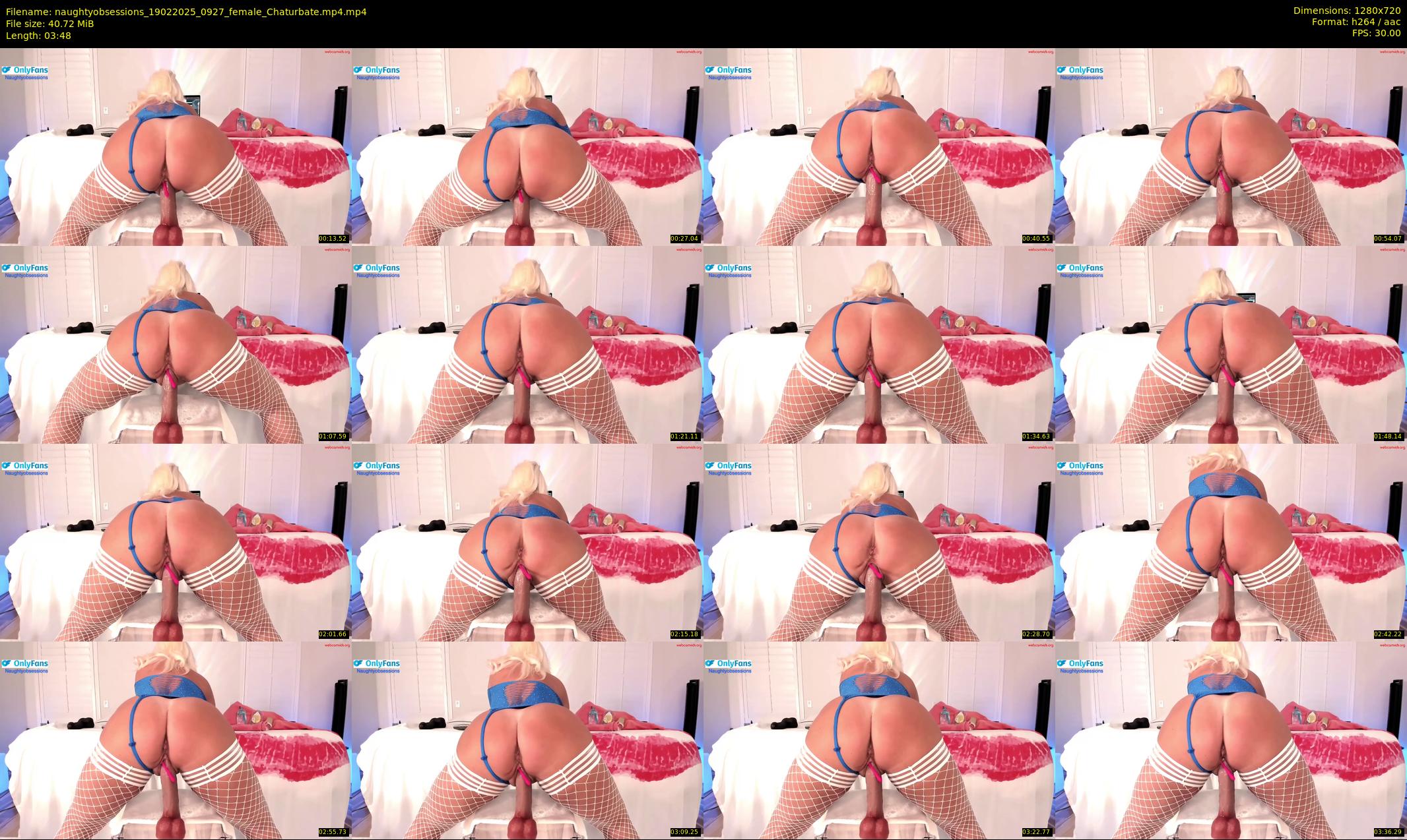 naughtyobsessions — 4 minute Chaturbate female cam show recording, 720p, Feb 19, 2025