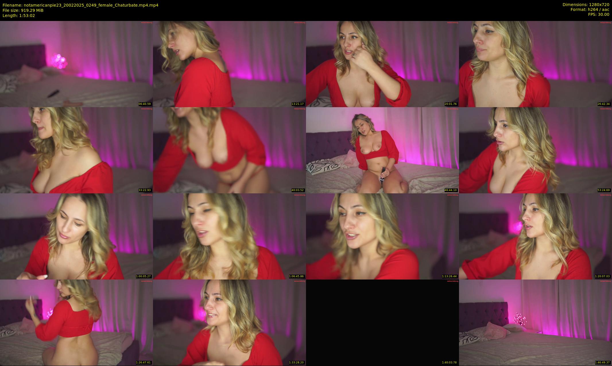 notamericanpie23 — 114 minute Chaturbate female cam show recording, 720p, Feb 20, 2025