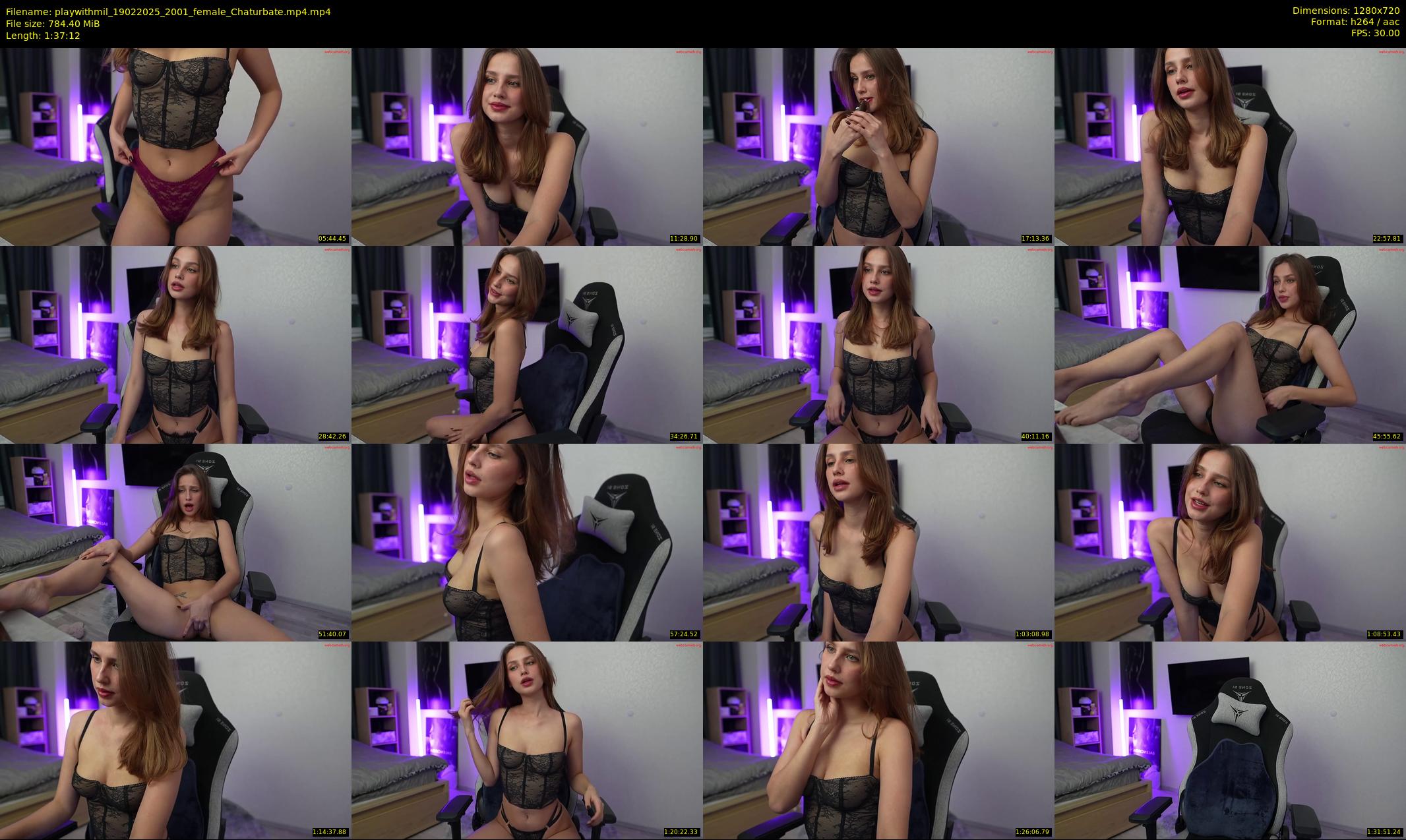 playwithmil — 98 minute Chaturbate couple cam show recording, 720p, Feb 19, 2025