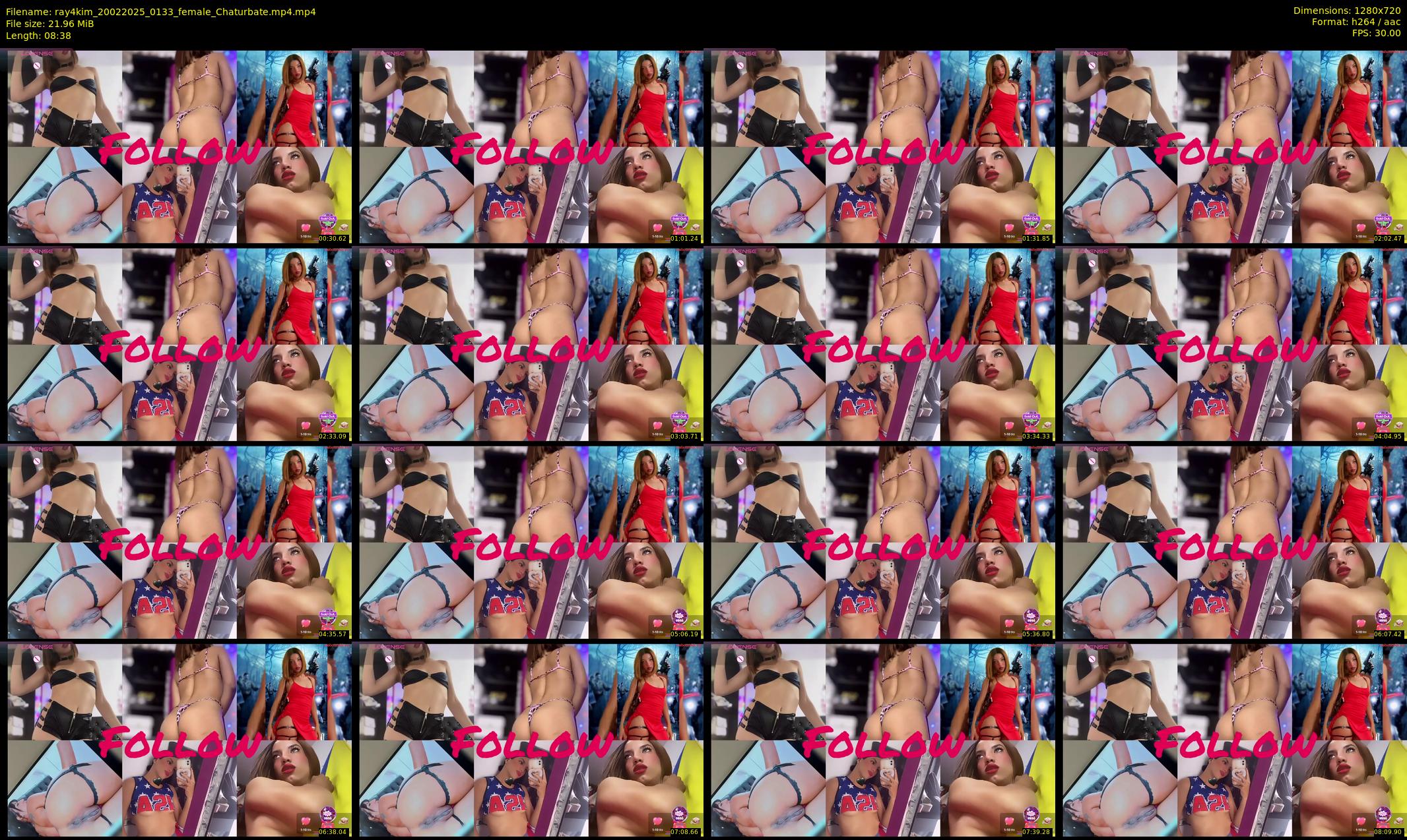 ray4kim — 9 minute Chaturbate couple cam show recording, 720p, Feb 20, 2025