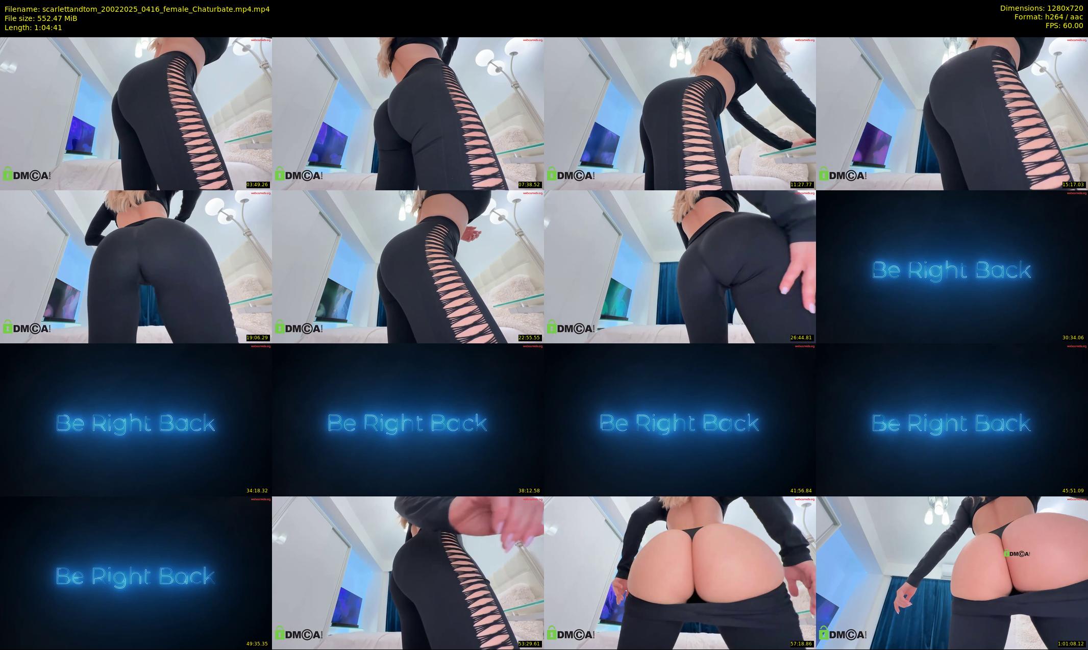 scarlettandtom — 65 minute Chaturbate couple cam show recording, 720p, Feb 20, 2025