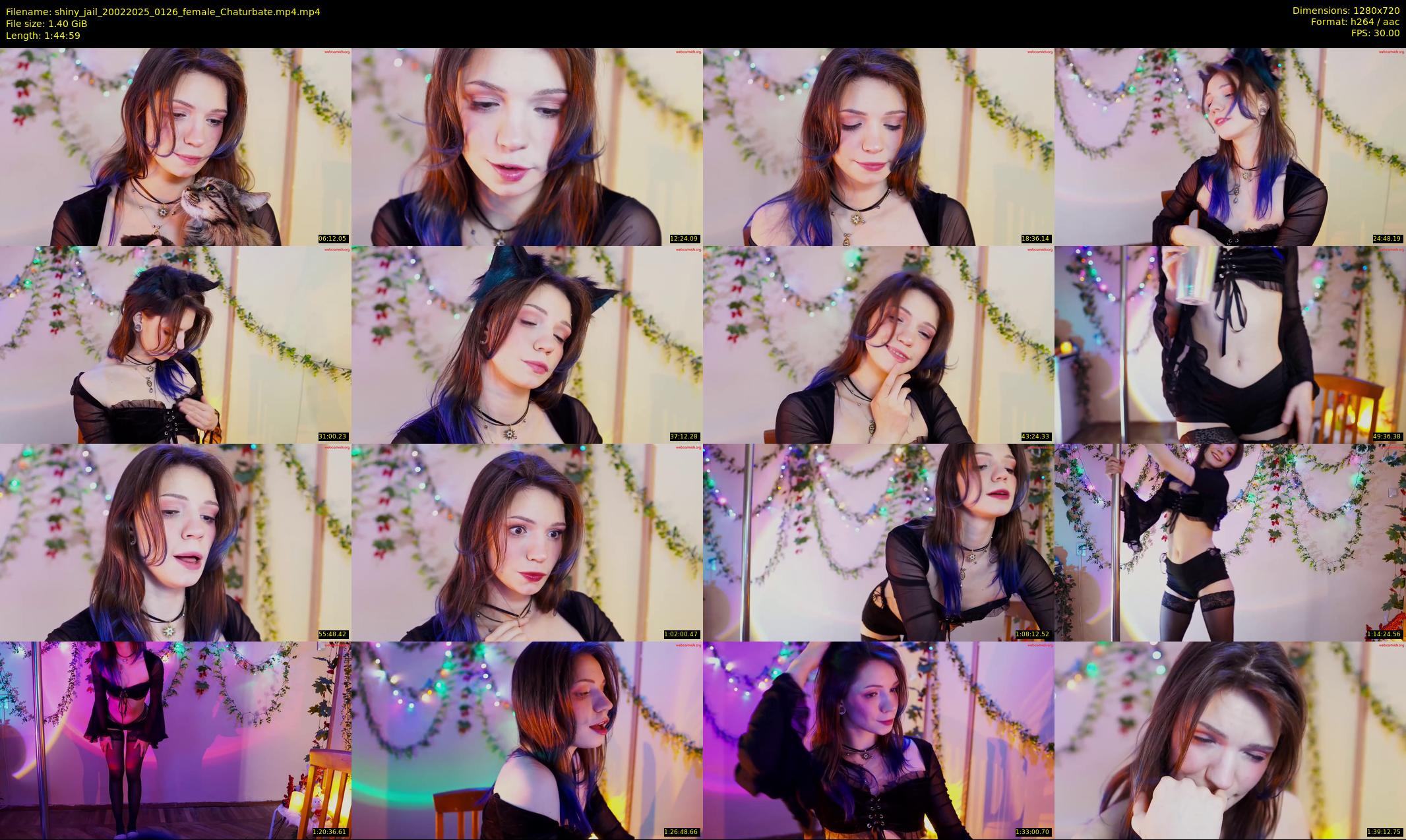 shiny_jail — 105 minute Chaturbate female cam show recording, 720p, Feb 20, 2025
