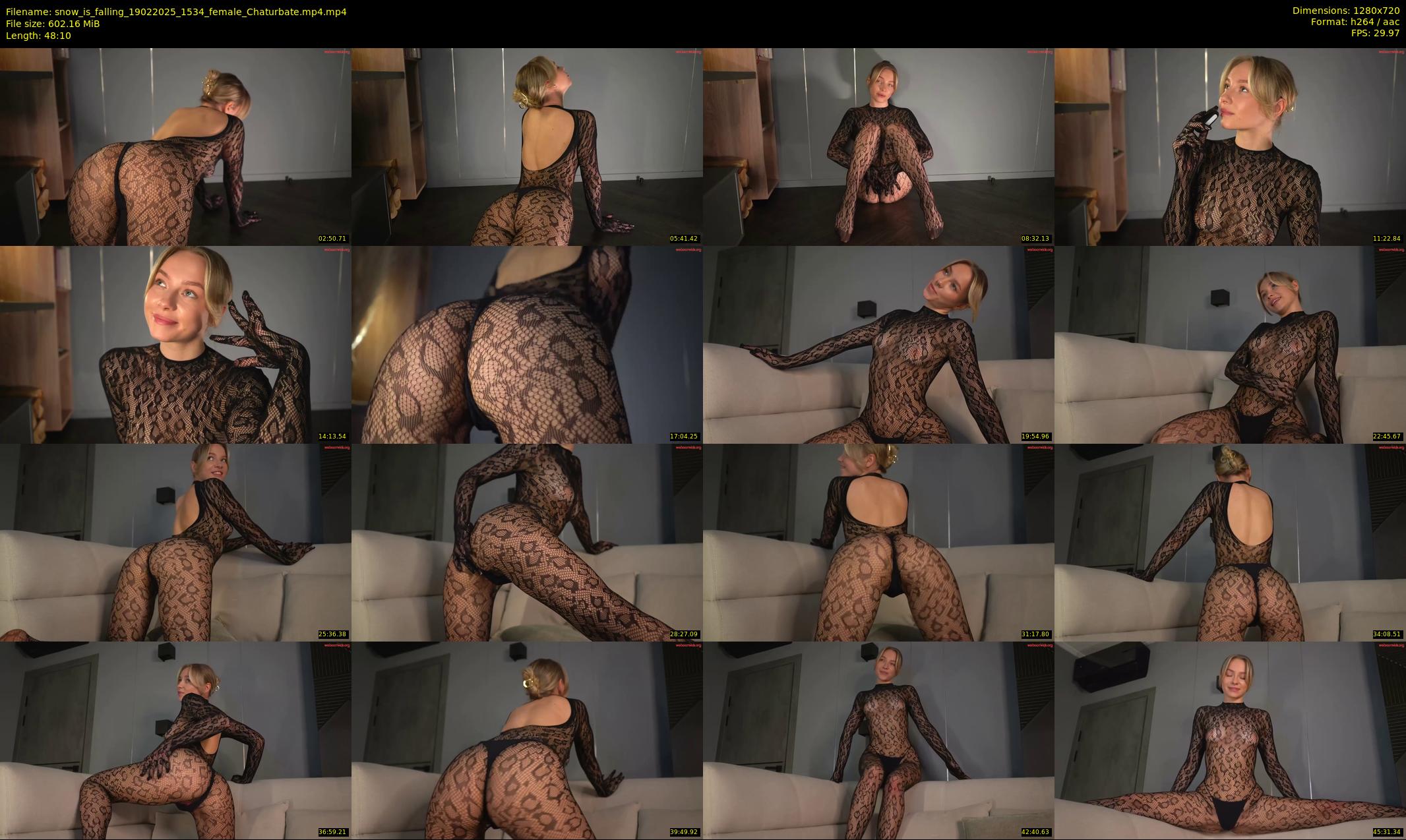 snow_is_falling — 49 minute Chaturbate female cam show recording, 720p, Feb 19, 2025
