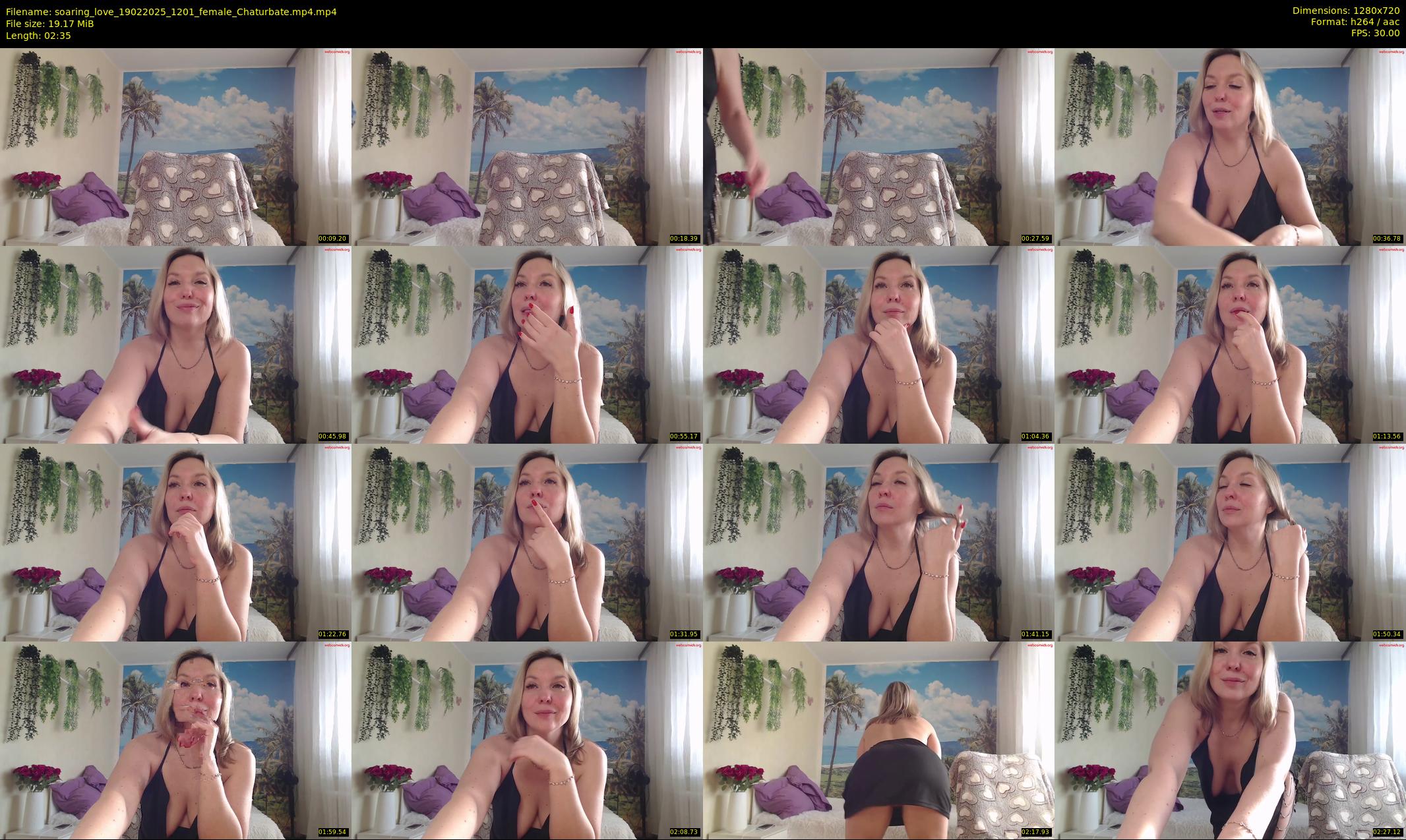 soaring_love — 3 minute Chaturbate female cam show recording, 720p, Feb 19, 2025