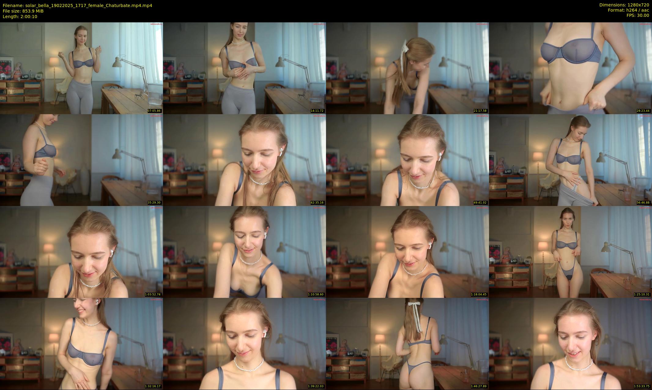 solar_bella — 121 minute Chaturbate female cam show recording, 720p, Feb 19, 2025
