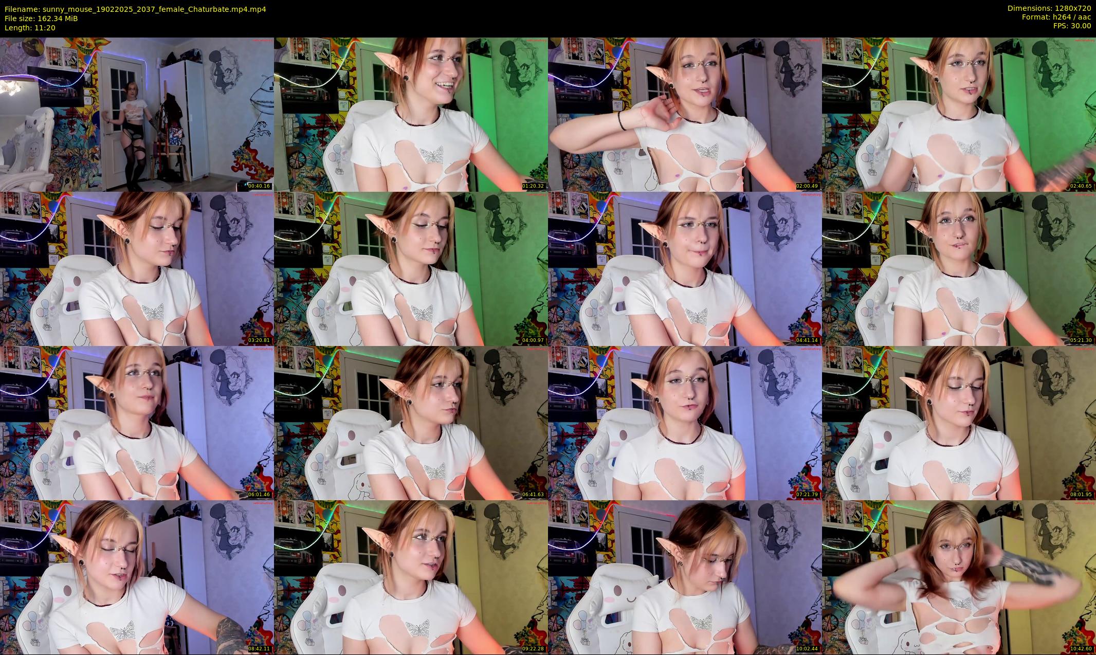 sunny_mouse — 12 minute Chaturbate female cam show recording, 720p, Feb 19, 2025