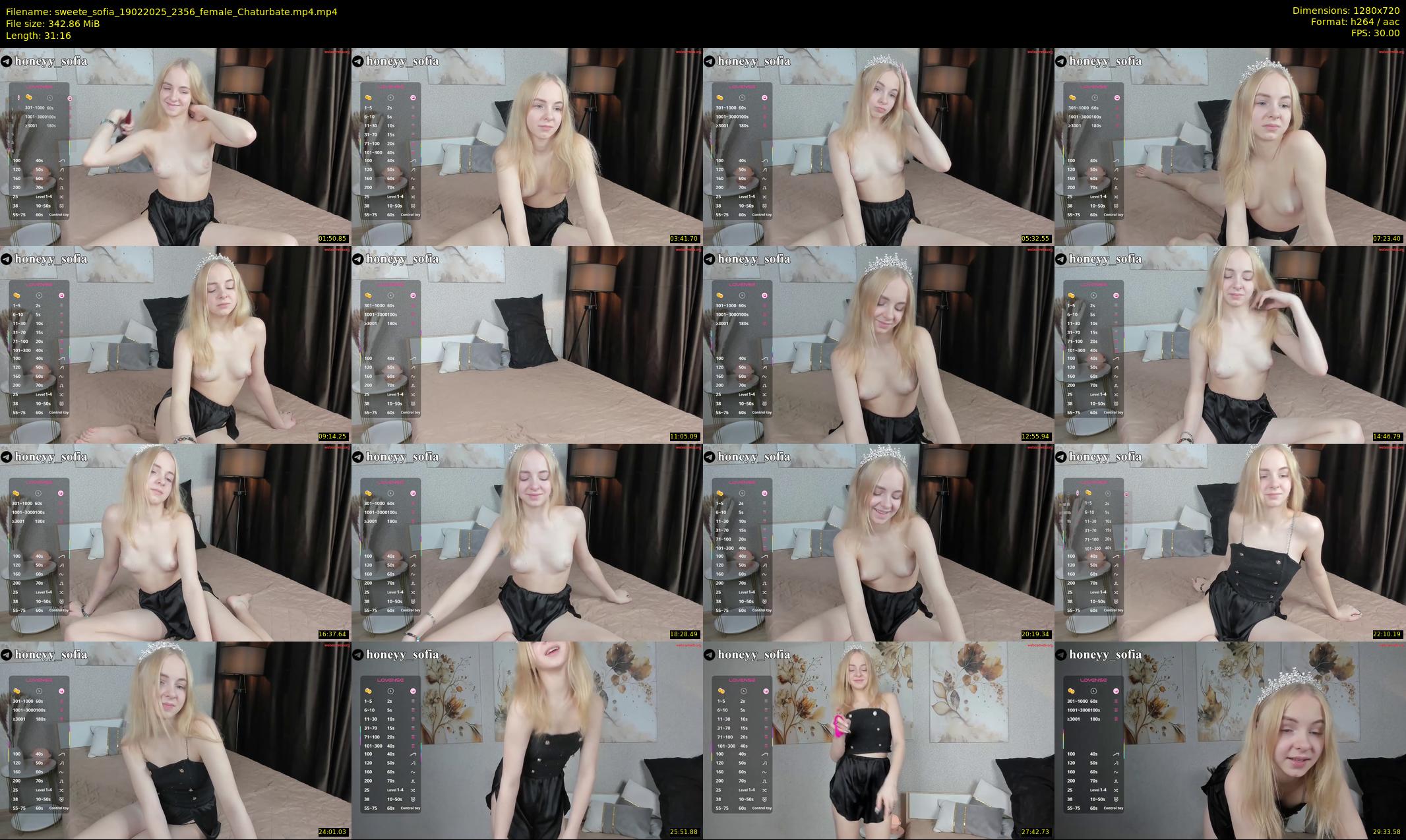 sweete_sofia — 32 minute Chaturbate female cam show recording, 720p, Feb 19, 2025