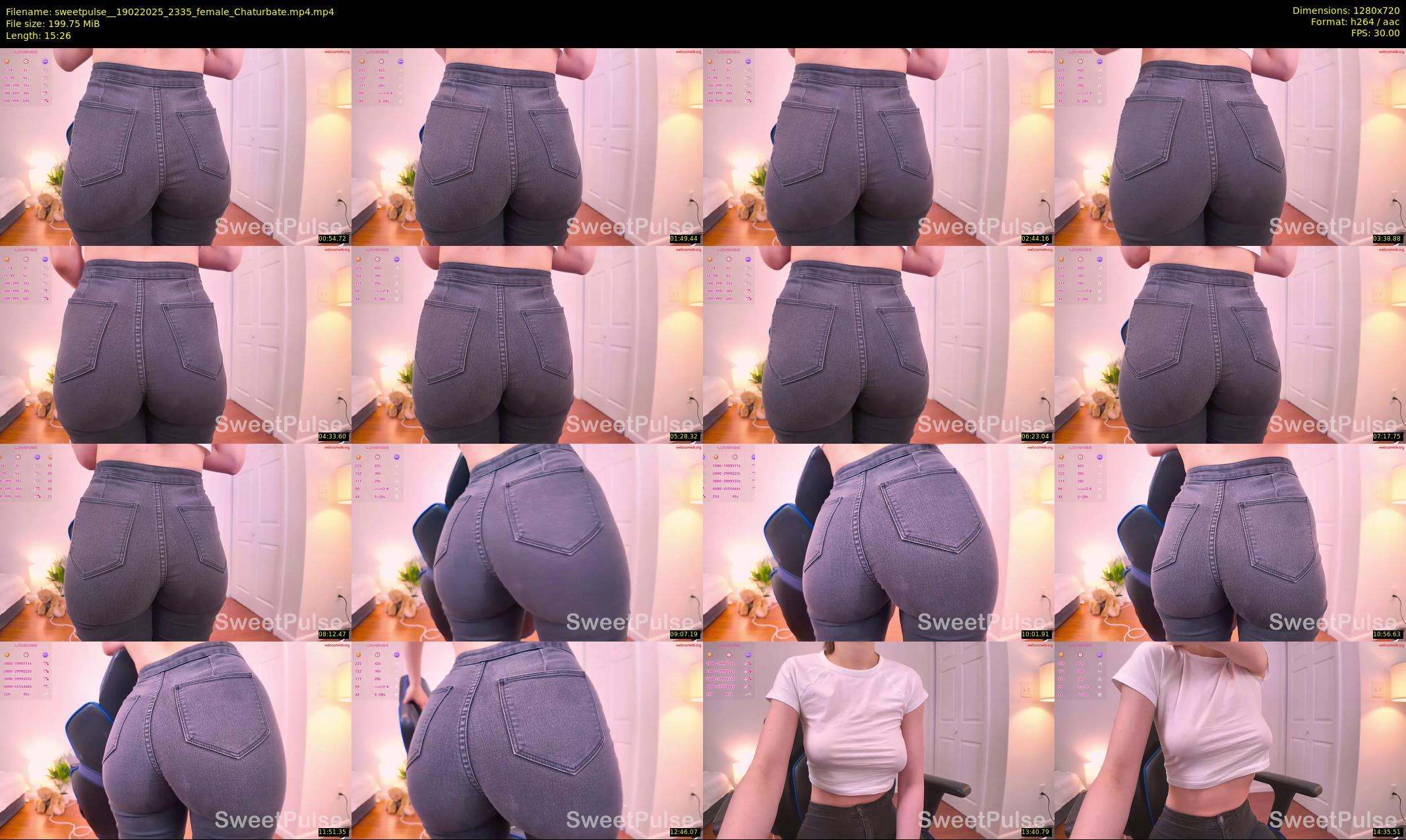 sweetpulse_ — 16 minute Chaturbate female cam show recording, 720p, Feb 19, 2025
