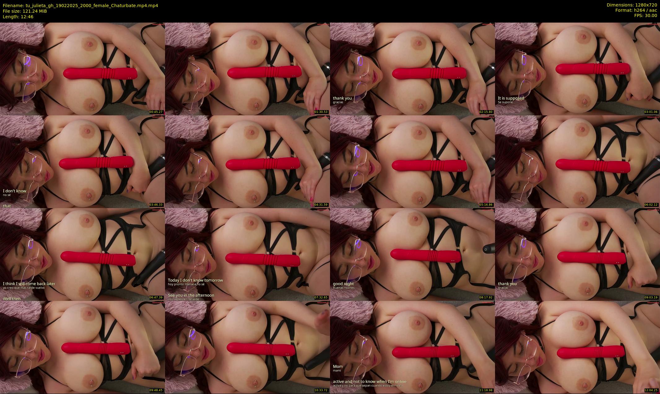 tu_julieta_gh — 13 minute Chaturbate female cam show recording, 720p, Feb 19, 2025
