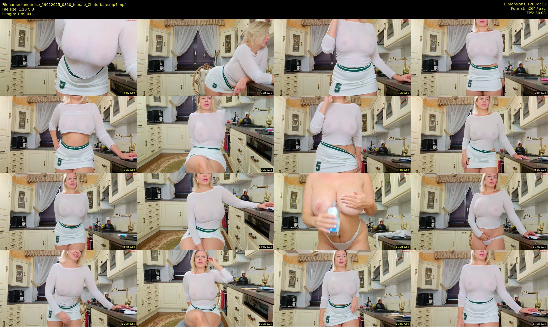 tunderose — 110 minute Chaturbate female cam show recording, 720p, Feb 19, 2025